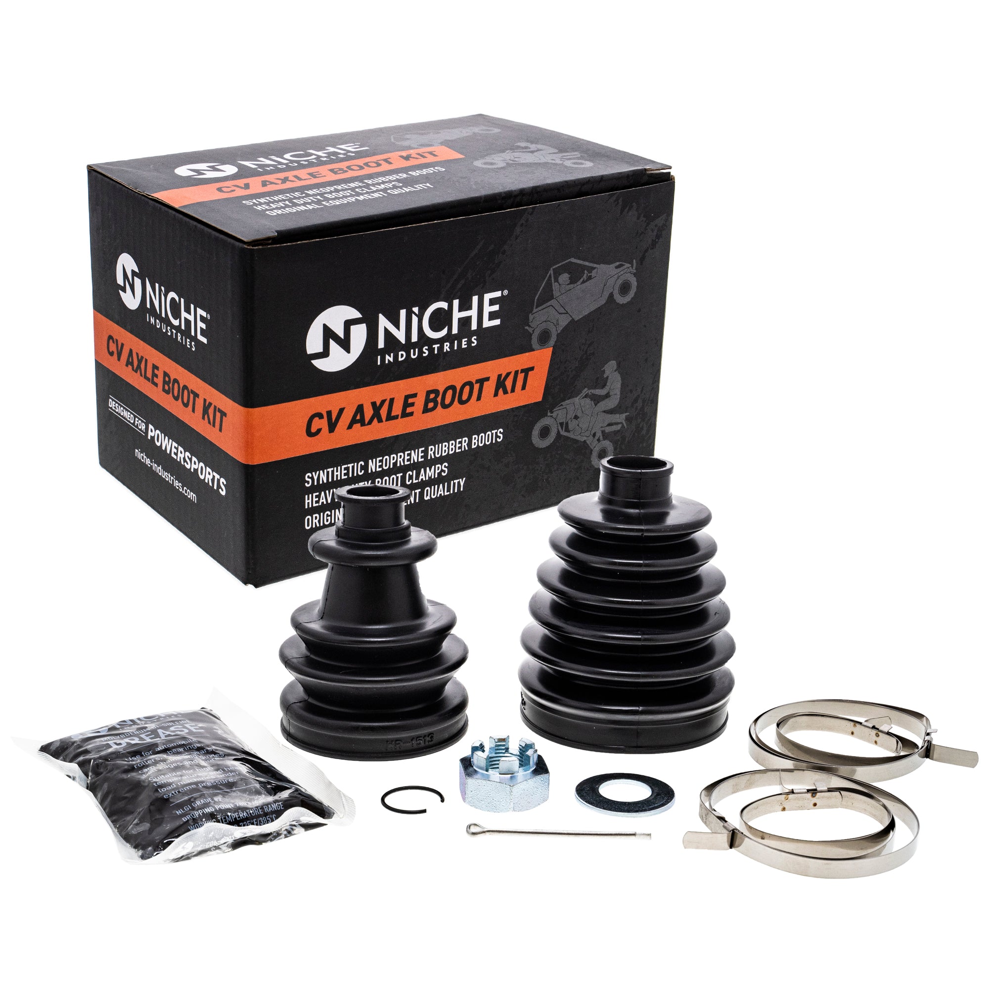 Front CV Axle Boot Kit for Polaris Sportsman RZR Ranger NICHE 519-KCV2358B