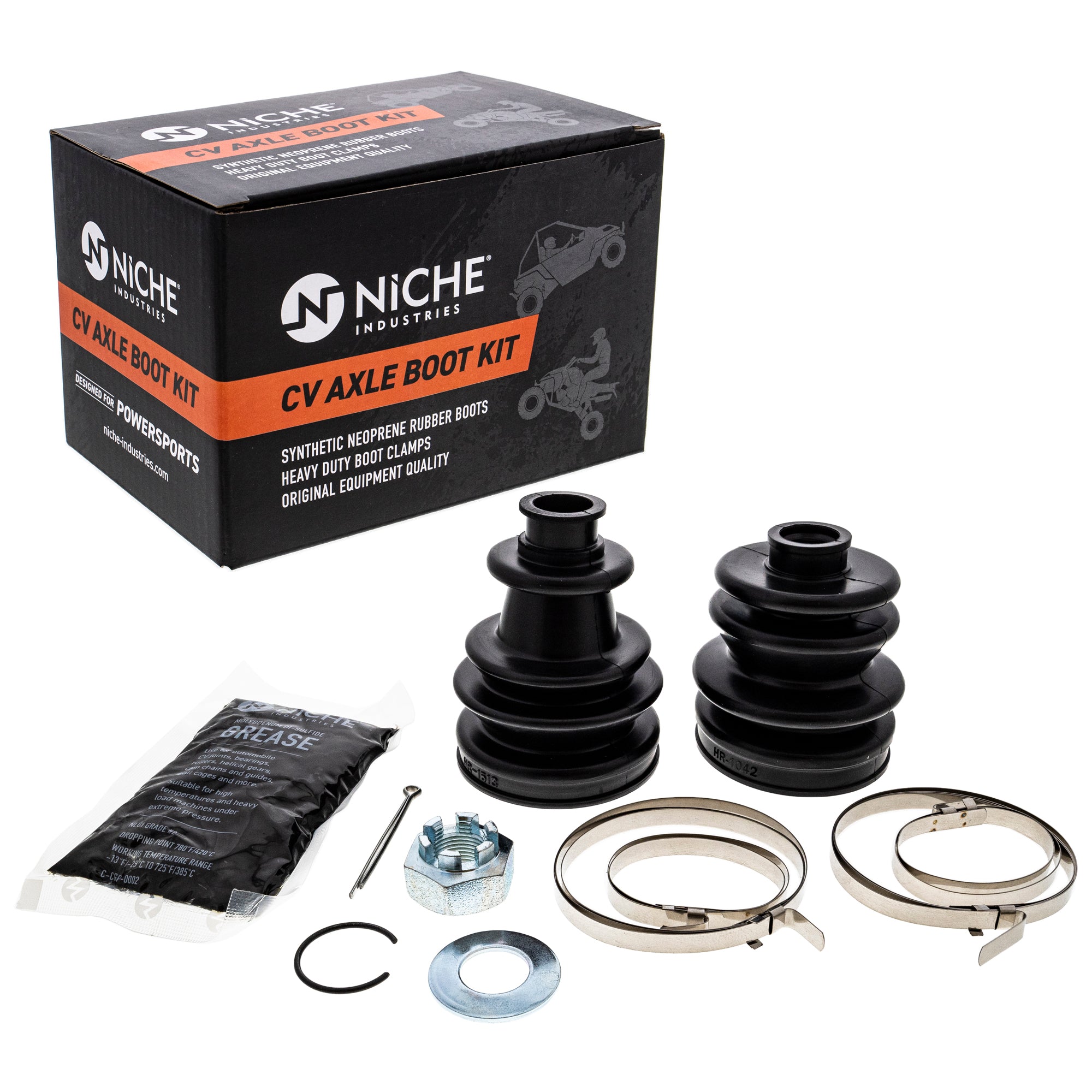 Rear Axle CV Boot Kit for Polaris Sportsman RZR Ranger General NICHE 519-KCV2350B