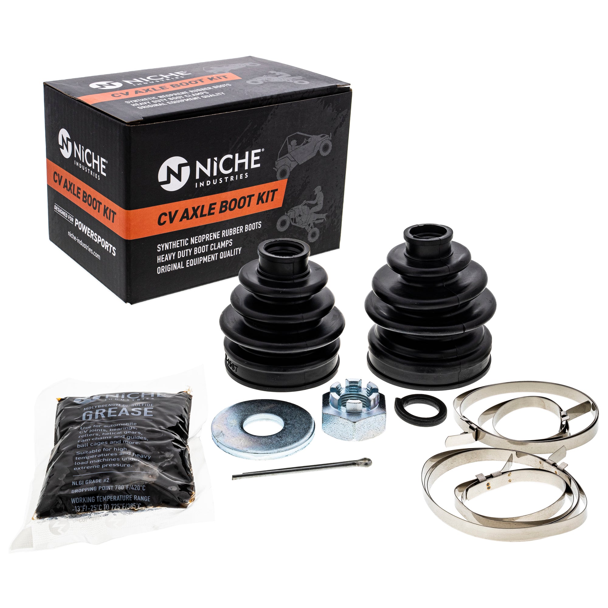 Front CV Axle Boot Kit for zOTHER Mule Bayou NICHE 519-KCV2366B