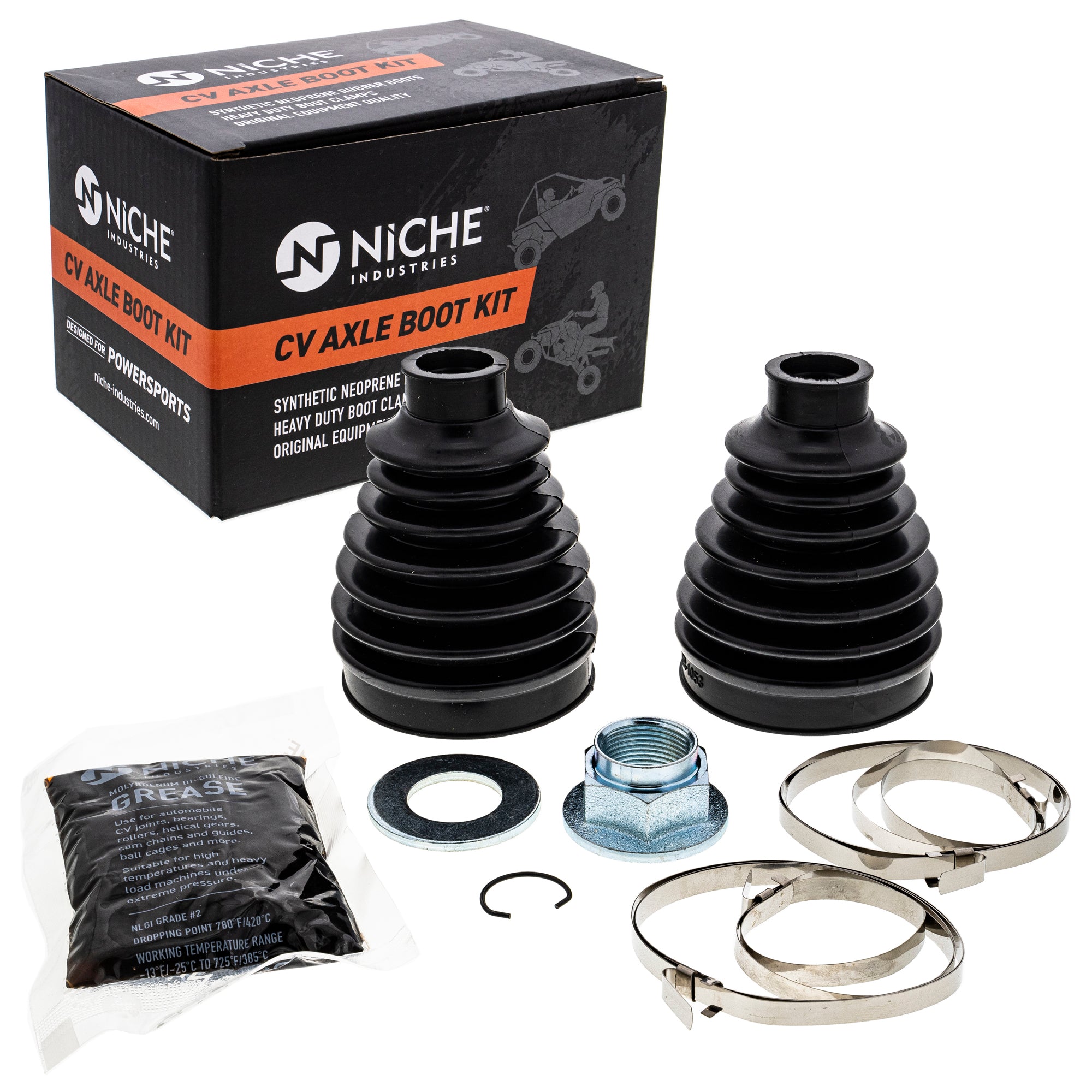 Front CV Axle Boot Kit for zOTHER Wolverine Viking NICHE 519-KCV2369B