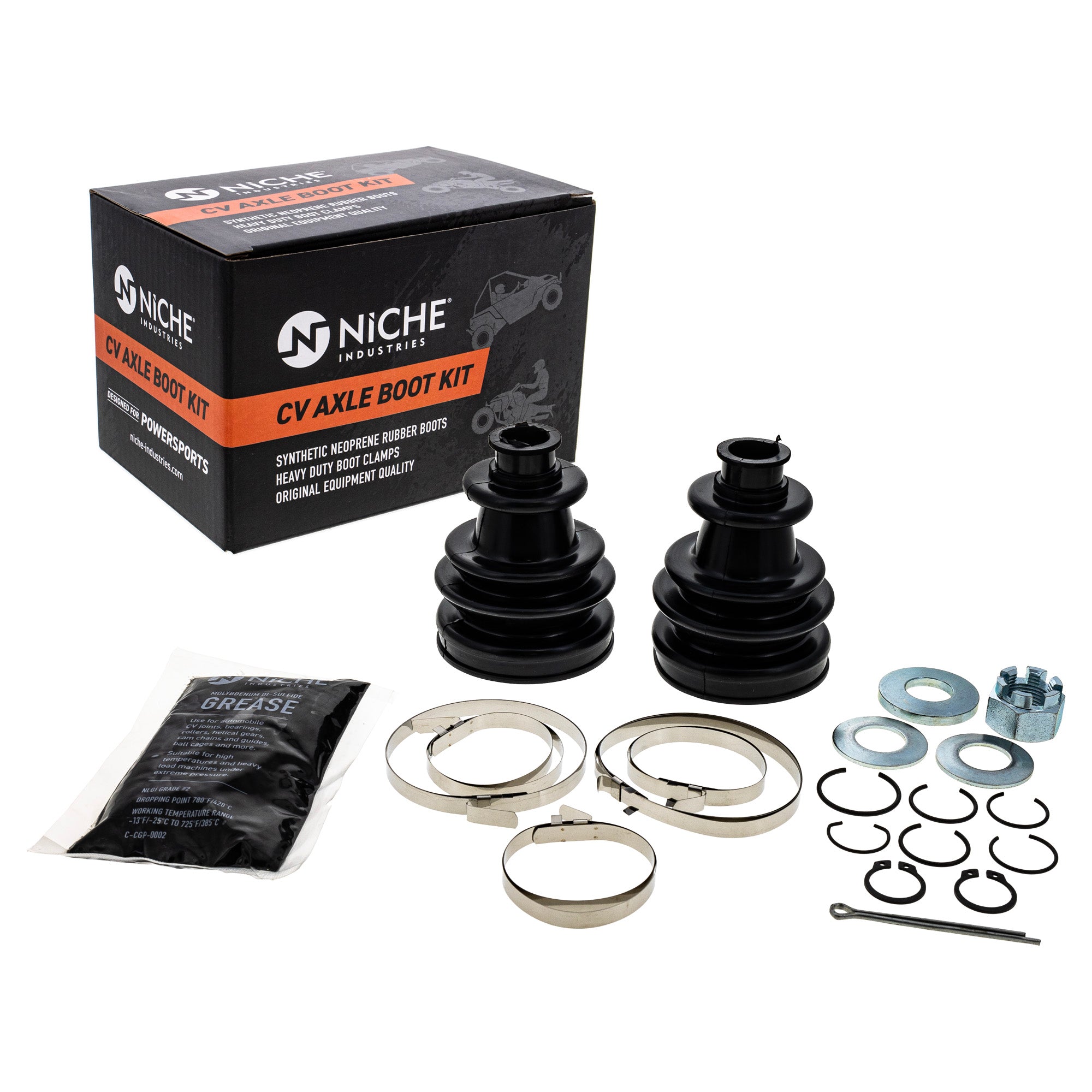 Front CV Axle Boot Kit for Sportsman RZR Hawkeye General NICHE 519-KCV2381B
