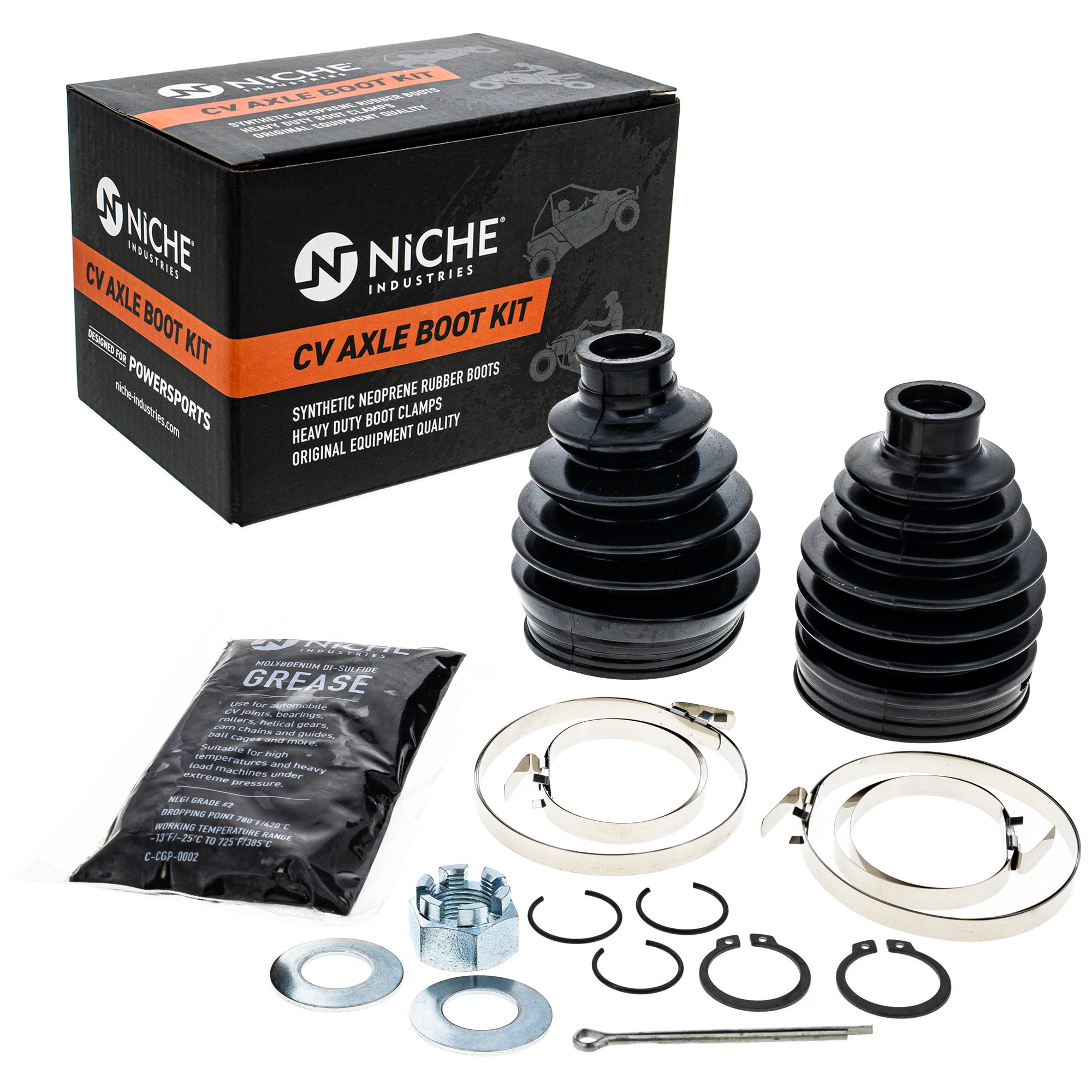 Front CV Axle Boot Kit for Sportsman Scrambler NICHE 519-KCV2300B