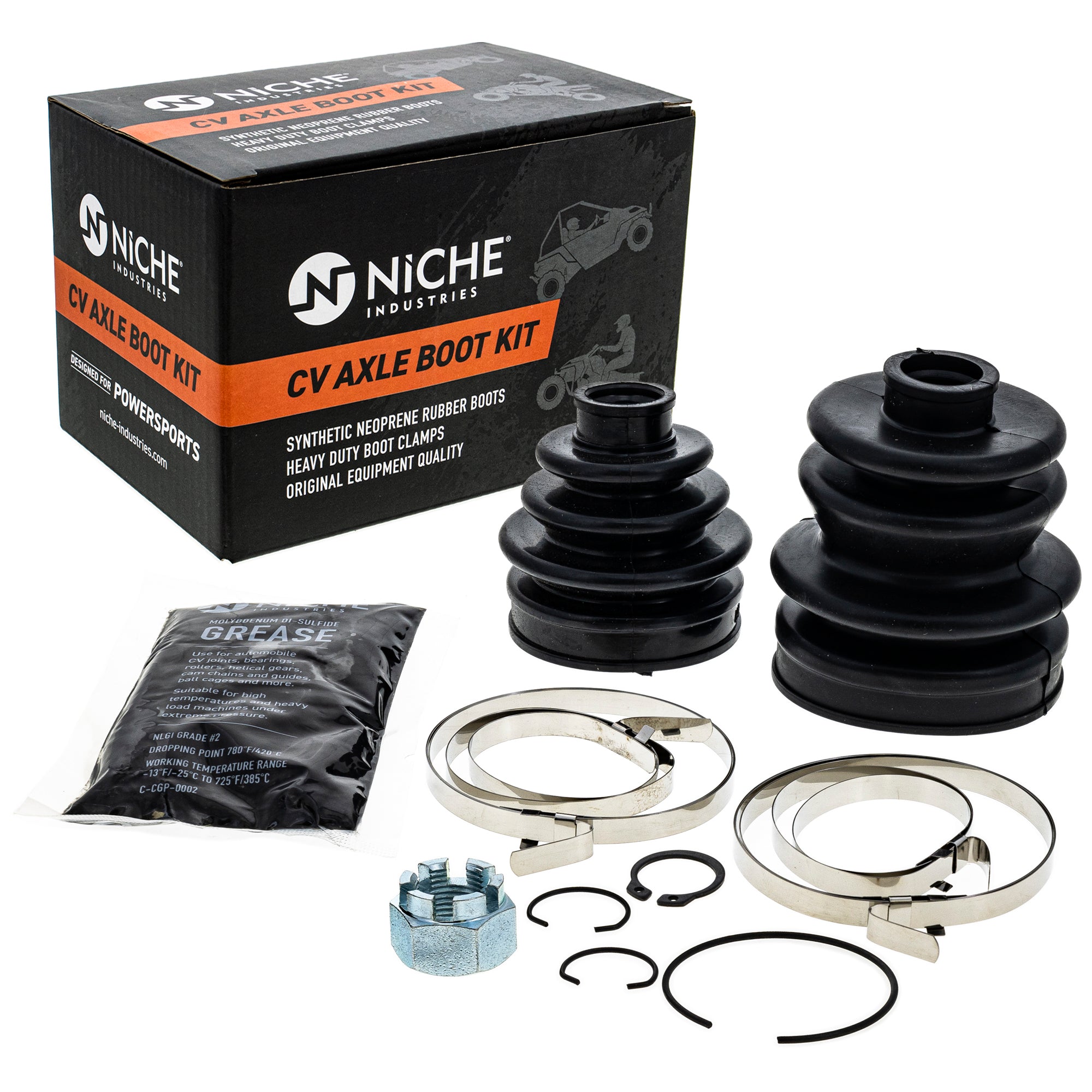 Front CV Axle Boot Kit for Kodiak NICHE 519-KCV2319B