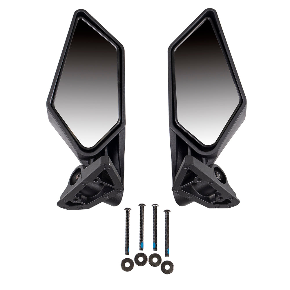 Black Side View Mirror Set for BRP Can-Am Ski-Doo Sea-Doo Maverick 715002898 NICHE 519-KMI2236R