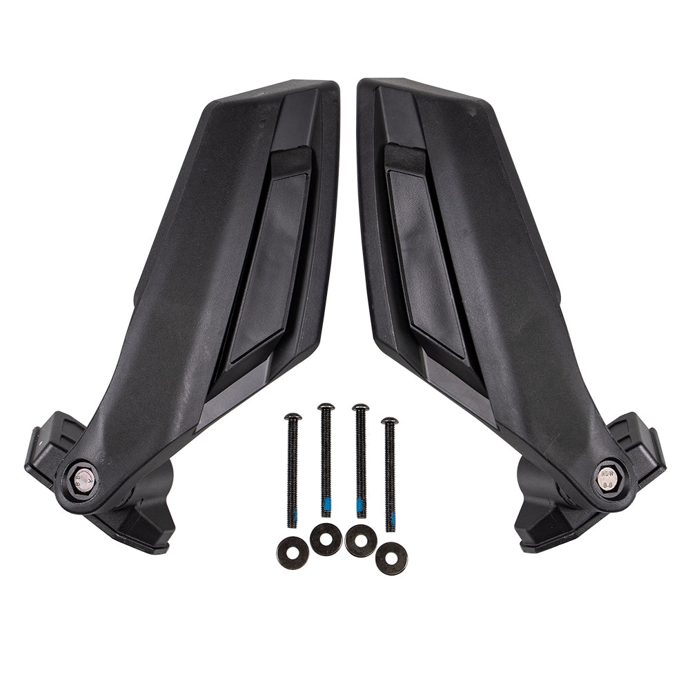 NICHE 519-KMI2236R Black Side View Mirror Set for BRP Can-Am Ski-Doo