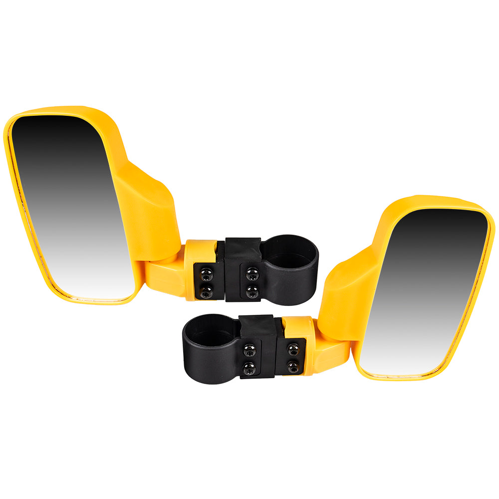 NICHE MK1002935 Yellow Side View Mirror Set for zOTHER RZR Ranger