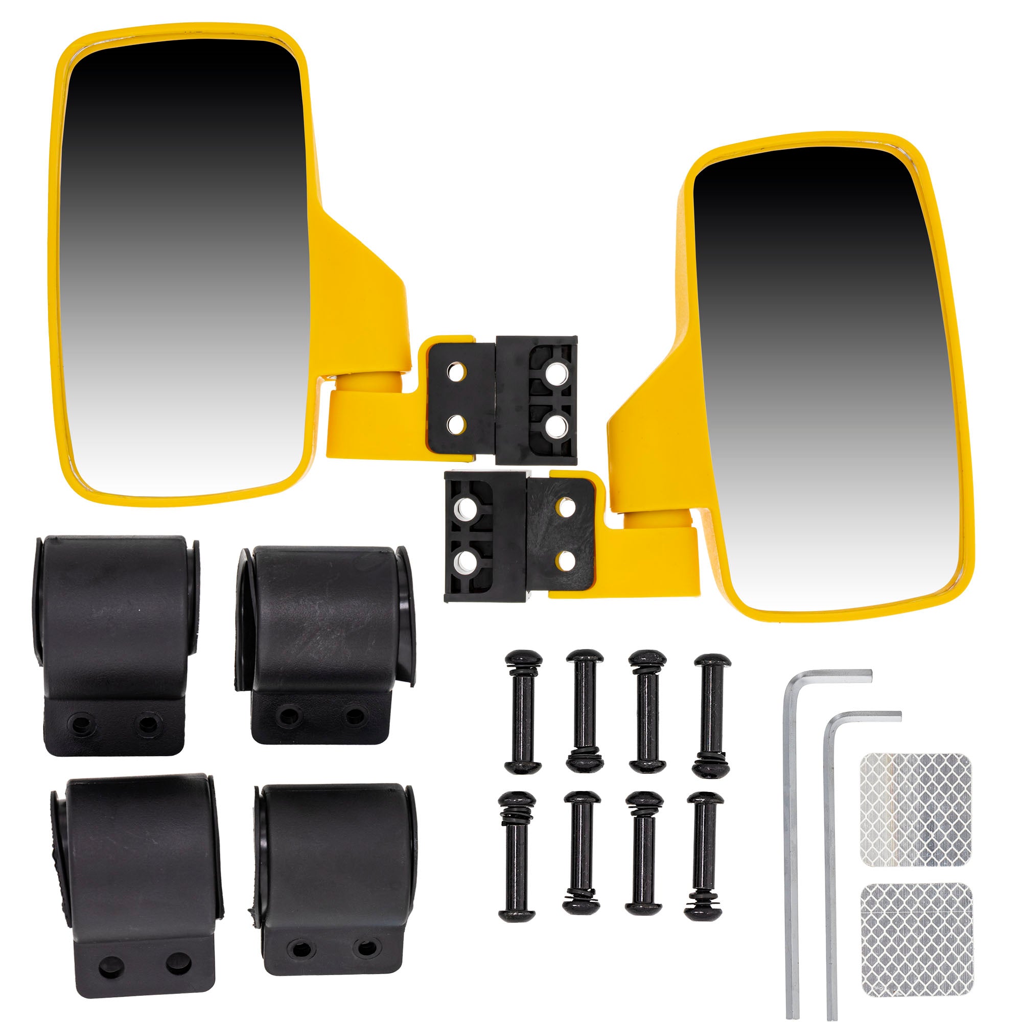 NICHE 519-KMI2249R Yellow Side View Mirror Set for zOTHER YXZ1000R