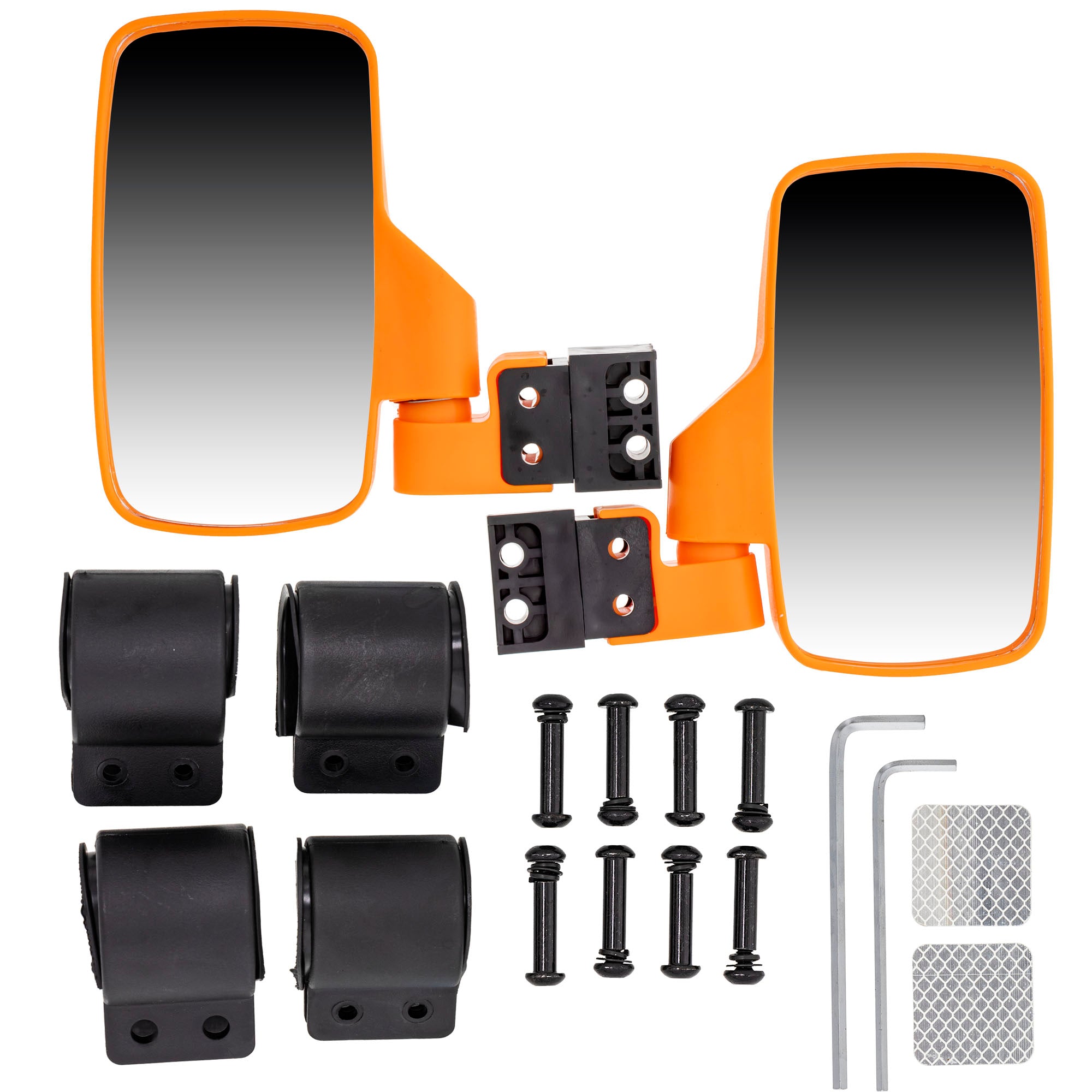 NICHE 519-KMI2240R Orange Side View Mirror Set for zOTHER YXZ1000R