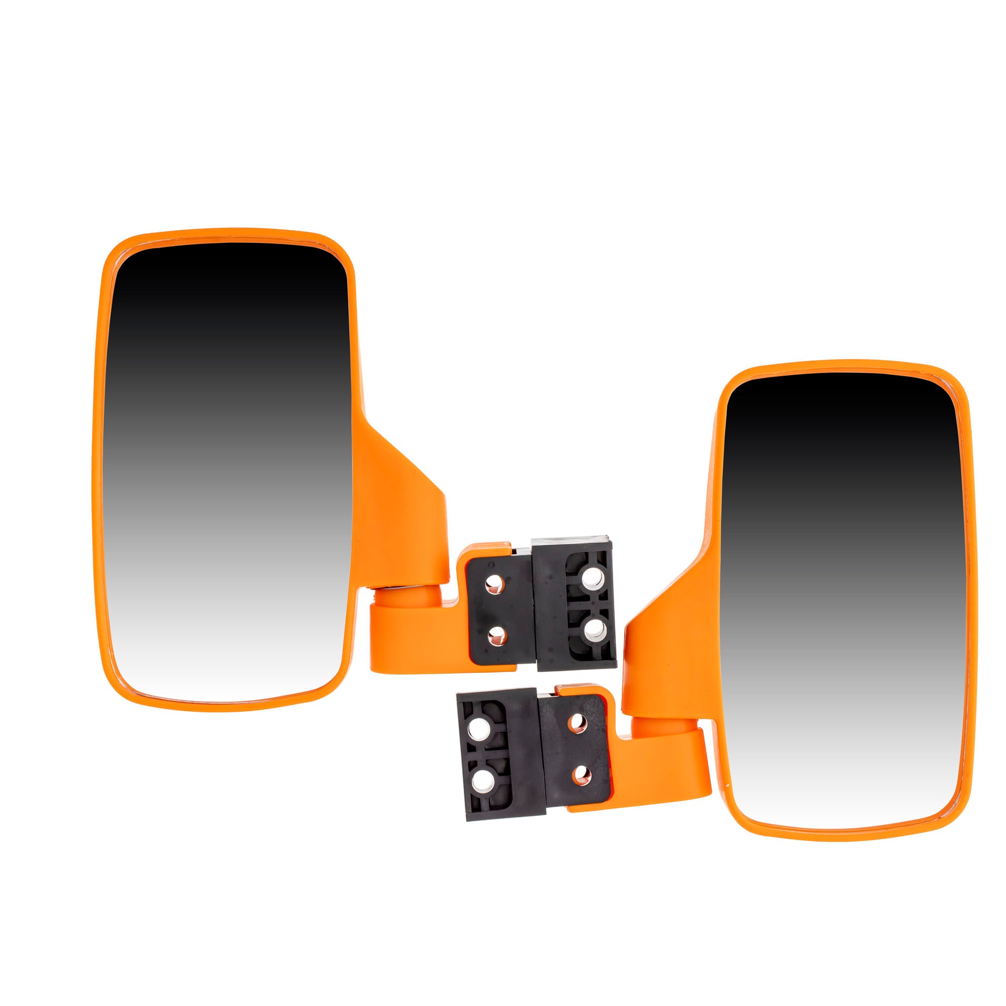 Orange Side View Mirror Set For Polaris Can-Am Yamaha