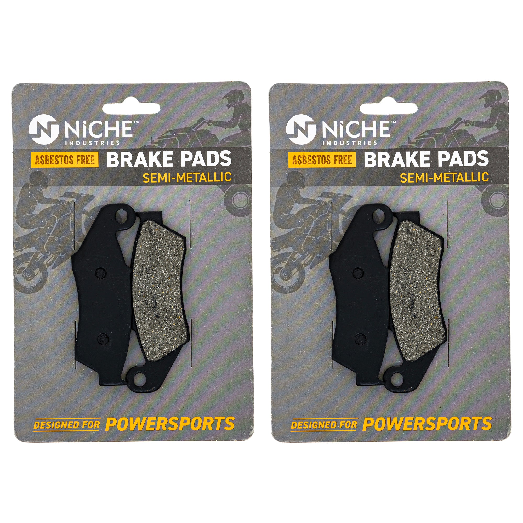 NICHE 519-KPA2239D Brake Pad Set 2-Pack for zOTHER Yamaha Suzuki