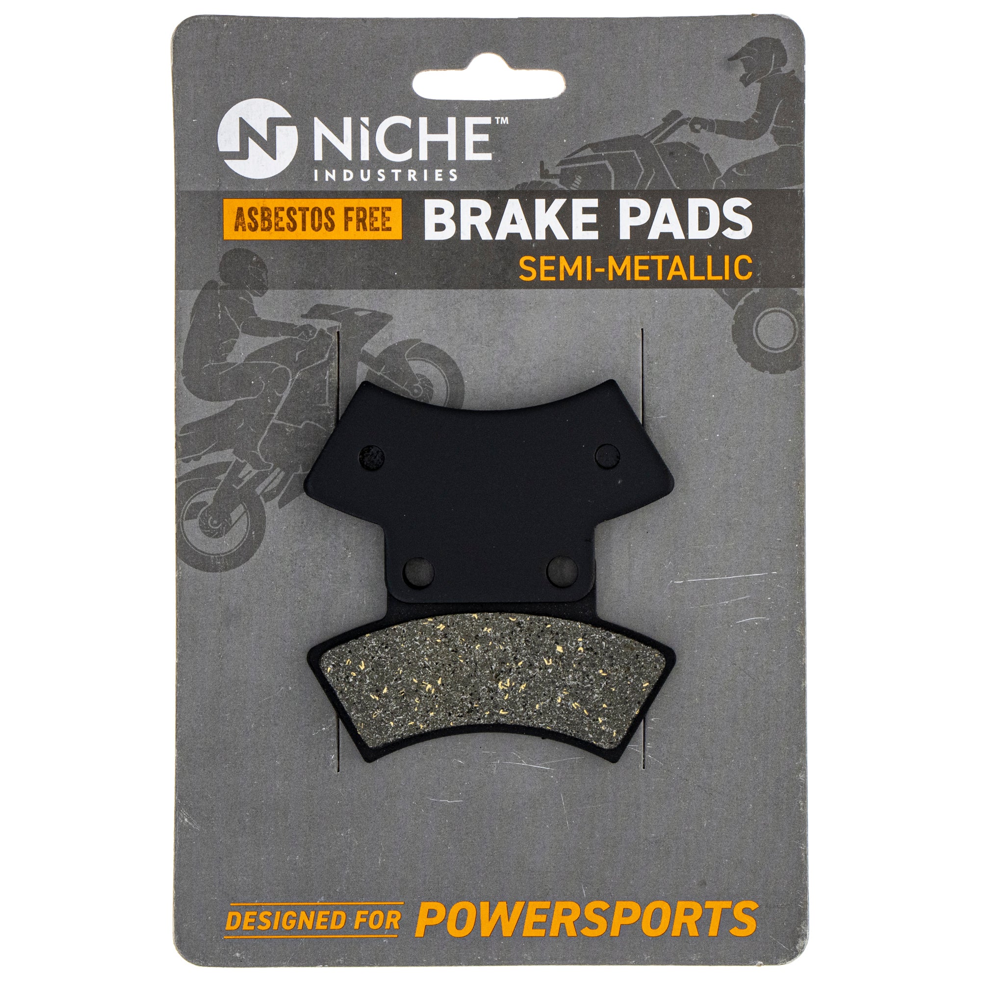 Semi-Metallic Brake Pads for Polaris Xpress Xplorer Trail StarTrak 2200464 2200899 2201150 NICHE 519-KPA2230D