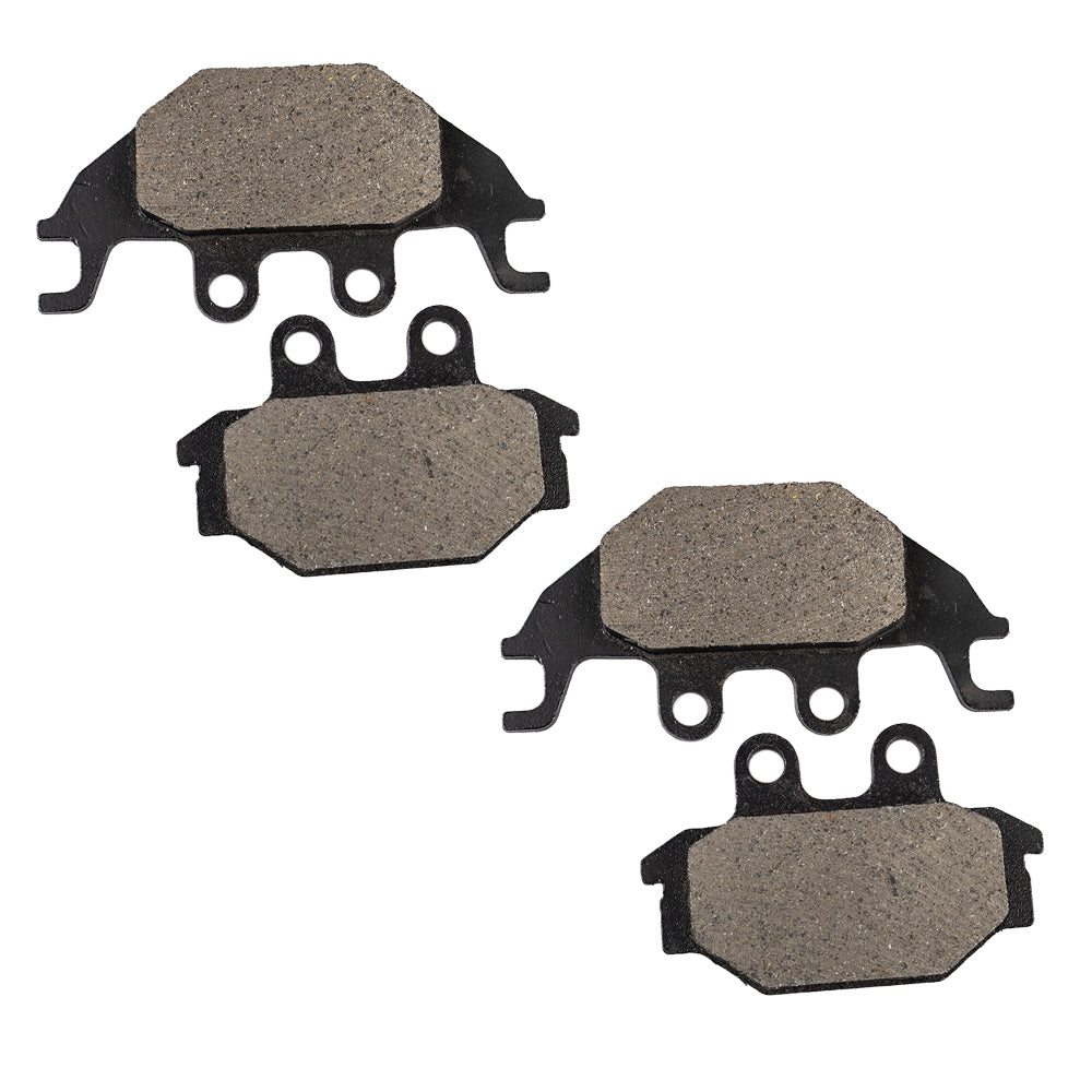 Front Semi-Metallic Brake Pads Set 2-Pack for Kawasaki Indian BRP Can-Am Ski-Doo Sea-Doo NICHE 519-KPA2253D