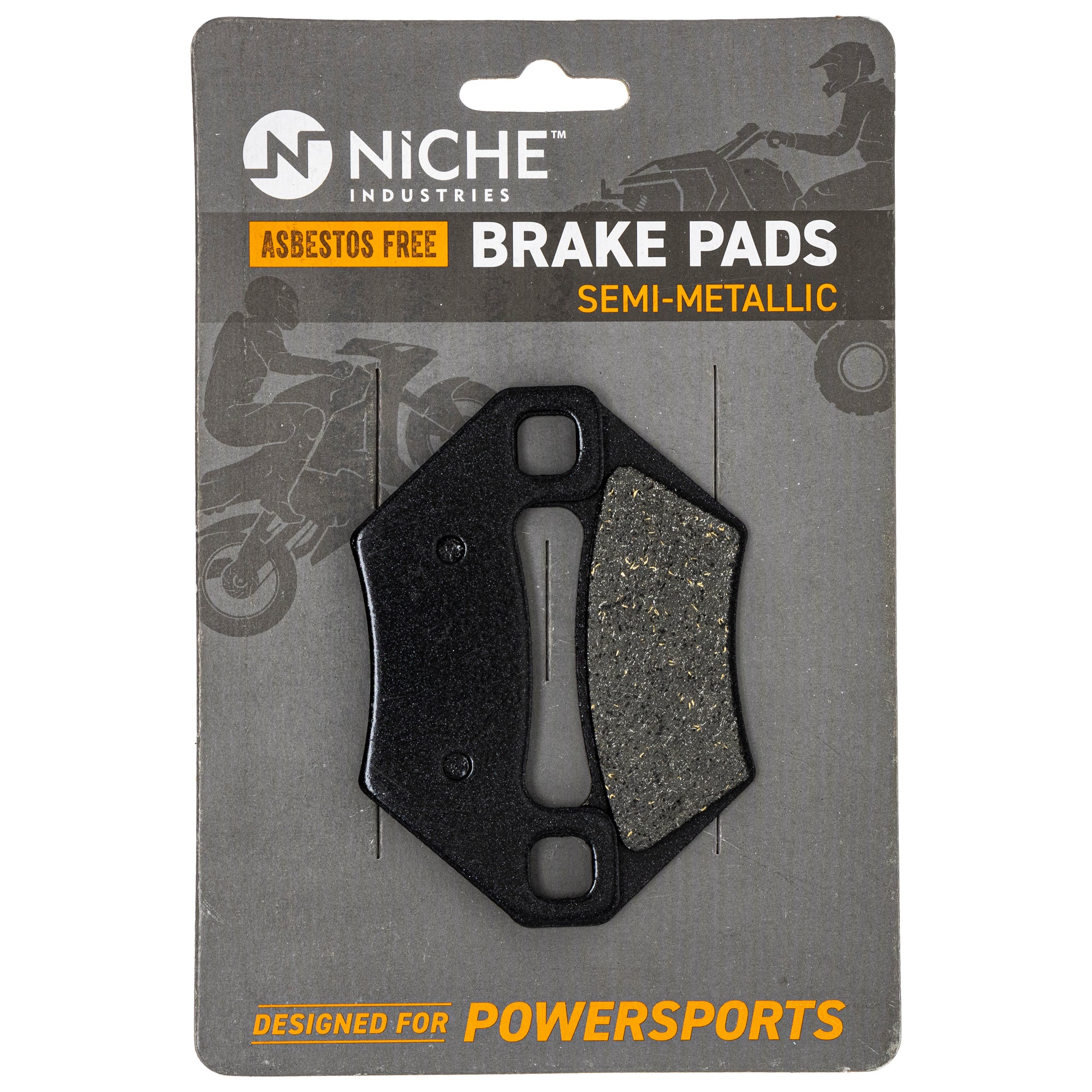 Semi-Metallic Brake Pads for Polaris Arctic Cat Textron Voyager Switchback RMK Pro NICHE 519-KPA2254D