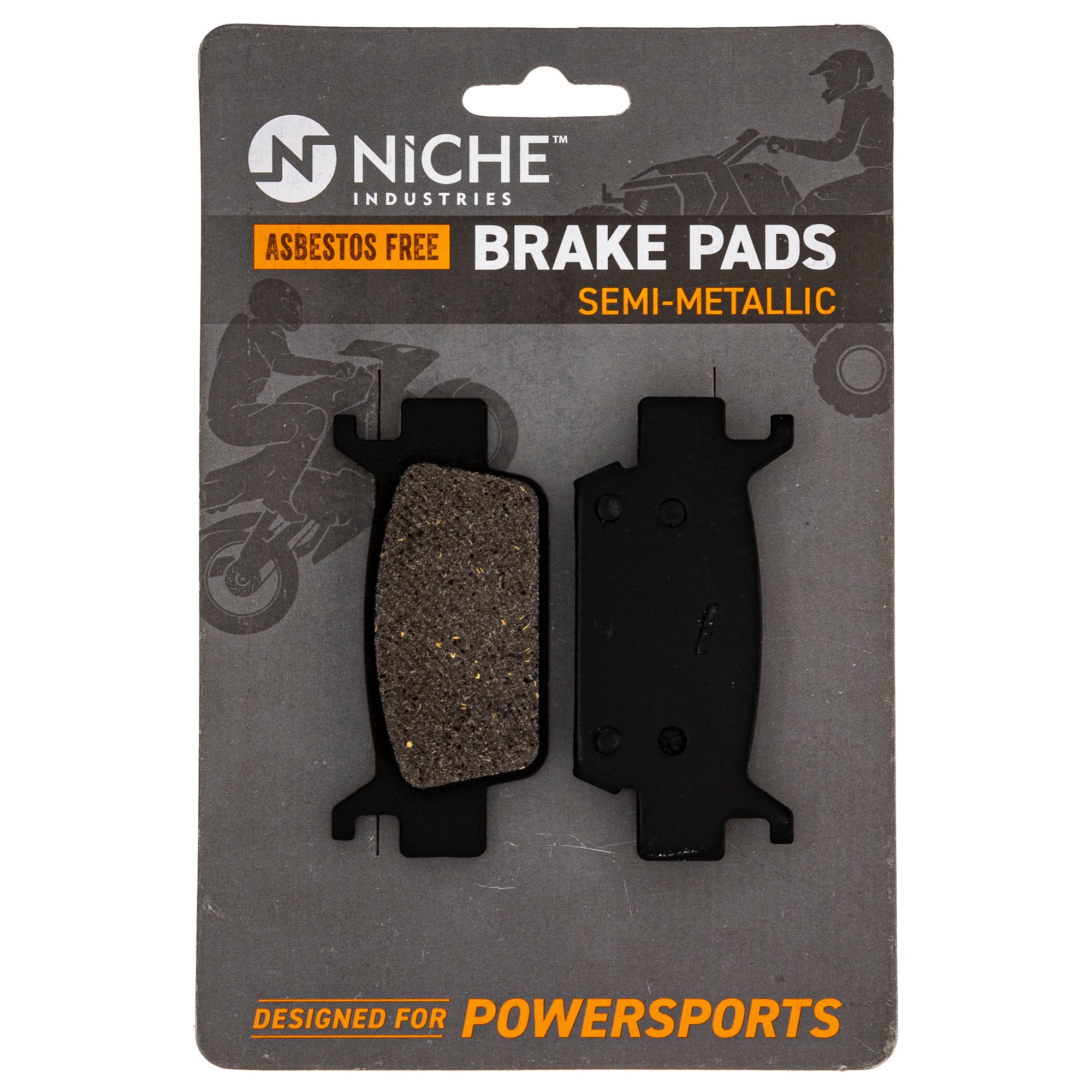 Semi-Metallic Brake Pads for zOTHER Honda FourTrax 06451-HP0-A02 06452-HP0-A02 NICHE 519-KPA2256D