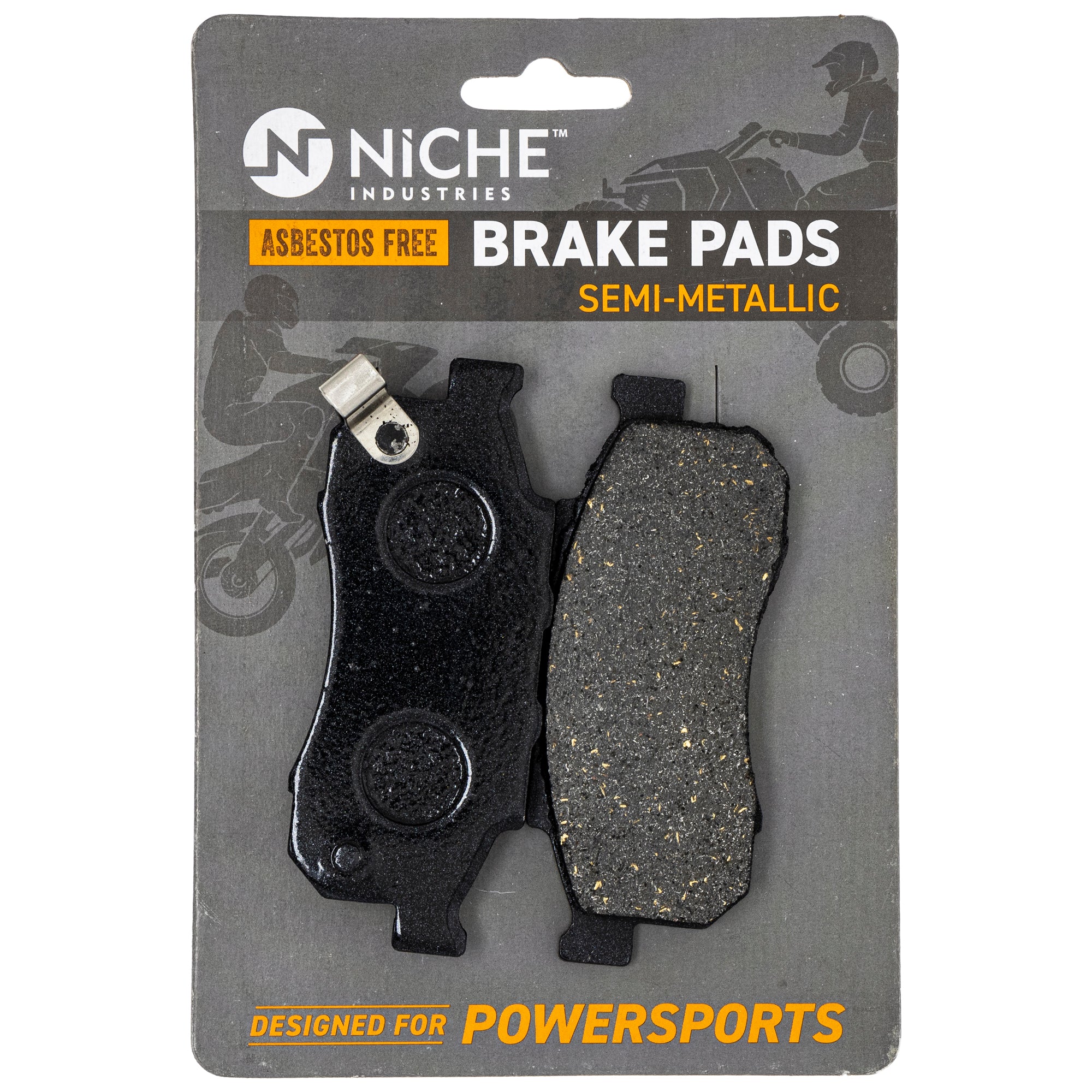 Front Semi-Metallic Brake Pad Set for Honda Pioneer Big 06452-HL3-A00 06451-HL1-A01 NICHE 519-KPA2265D