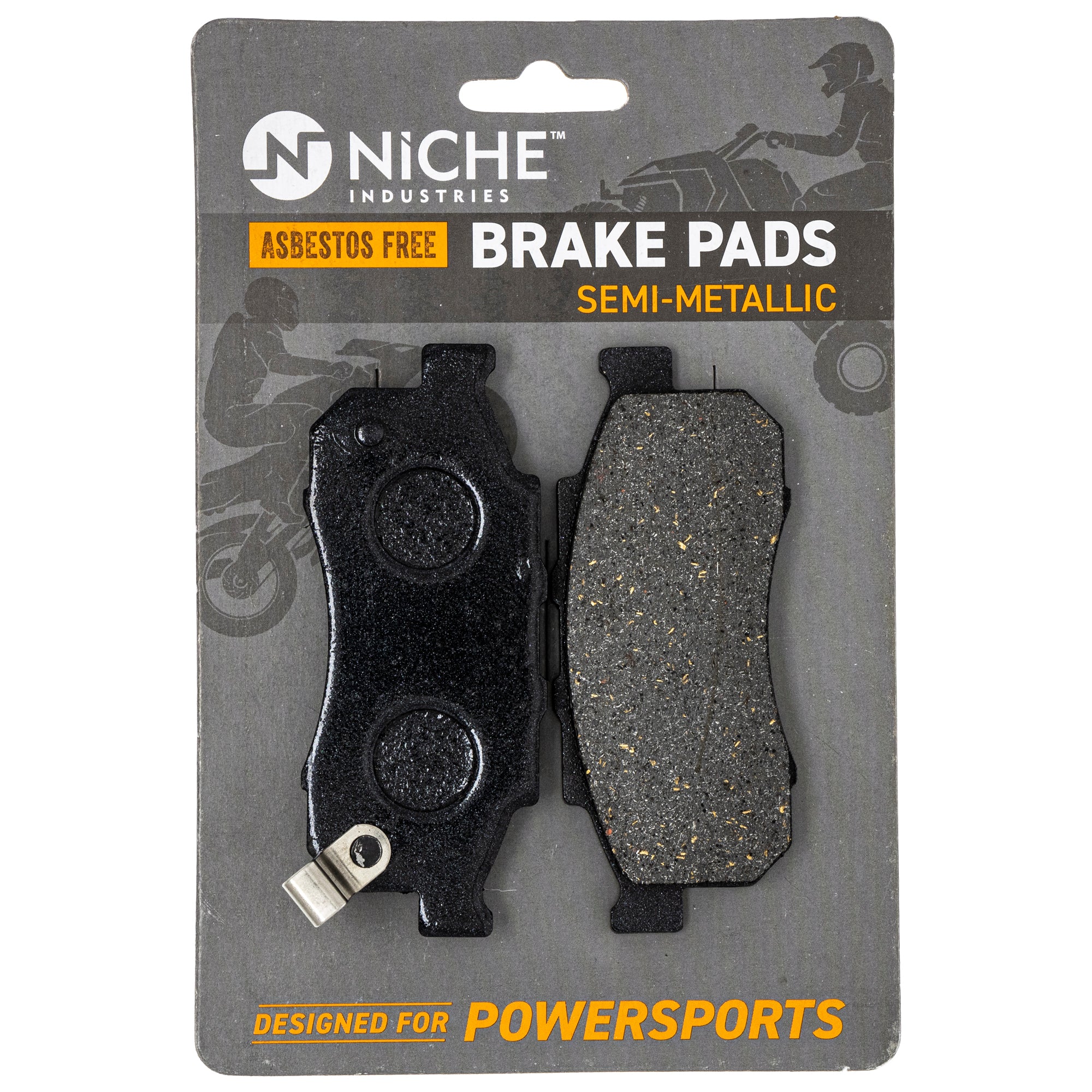 Front Semi-Metallic Brake Pad Set for Honda Pioneer Big 06451-HL3-A00 06452-HL1-A01 NICHE 519-KPA2266D