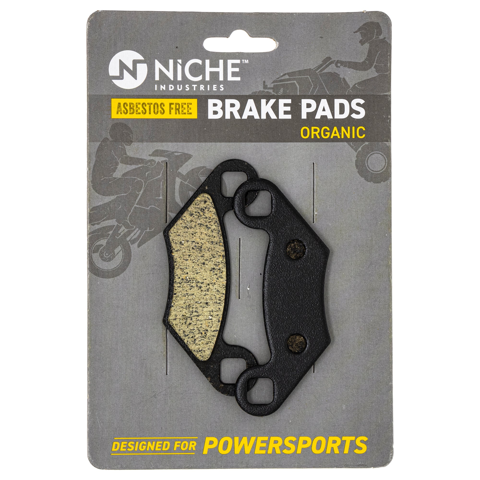 Organic Brake Pads for Polaris Xpress Xplorer Xpedition Worker 2202412 2200465 2200901 NICHE 519-KPA2277D