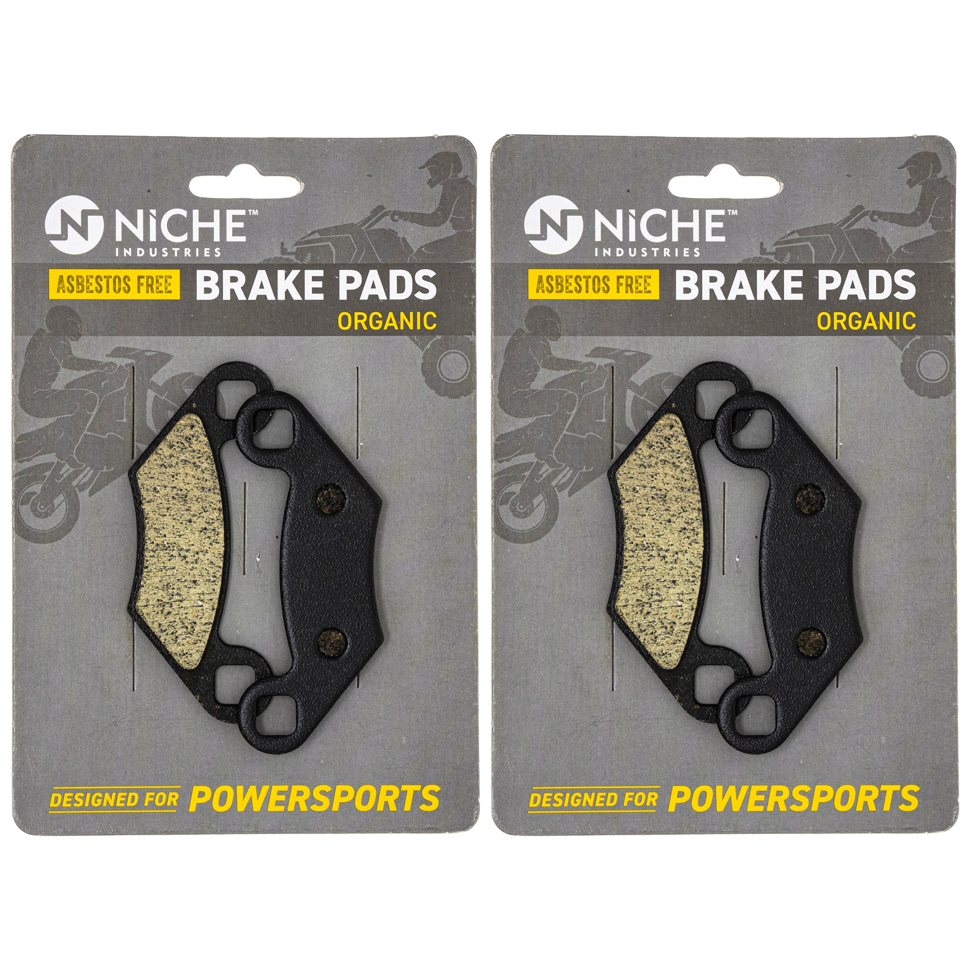 NICHE MK1001549 Brake Pad Kit Front/Rear for zOTHER Polaris RZR