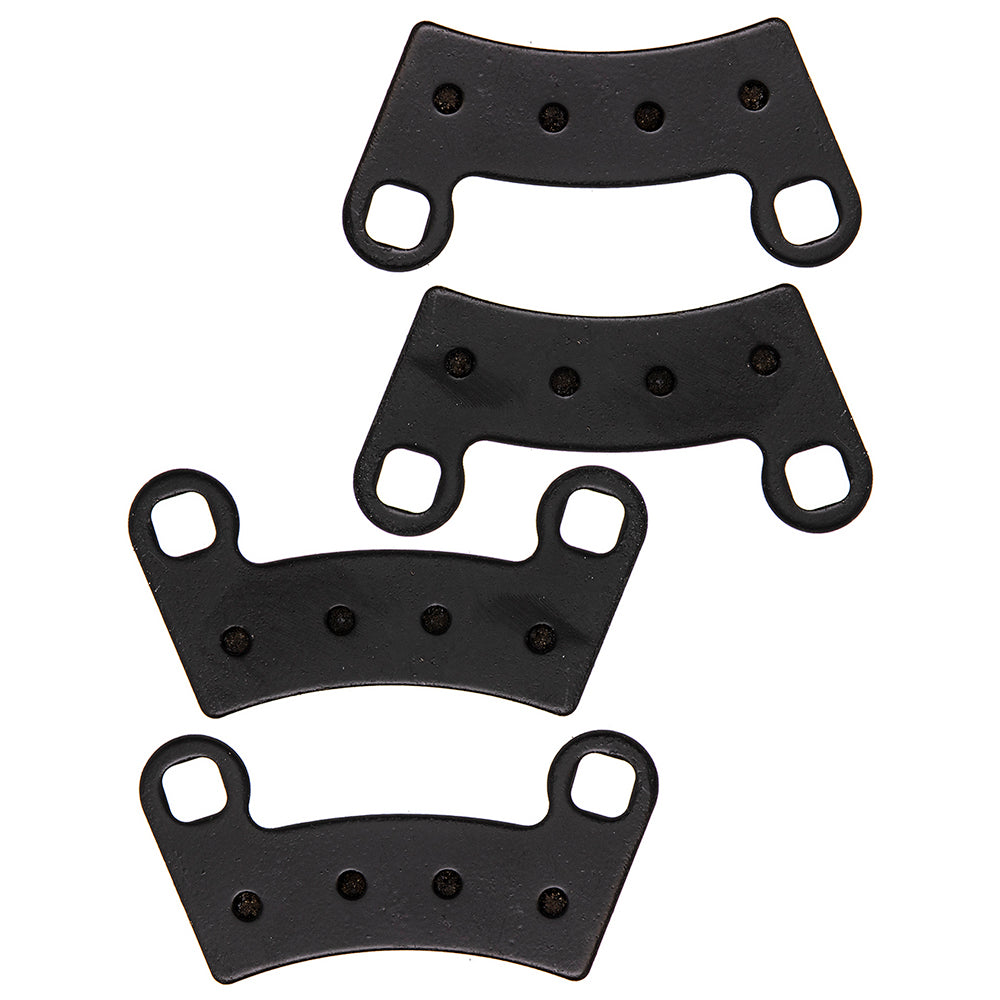 NICHE 519-KPA2279D Brake Pad Kit Front/Rear 2-Pack for Polaris