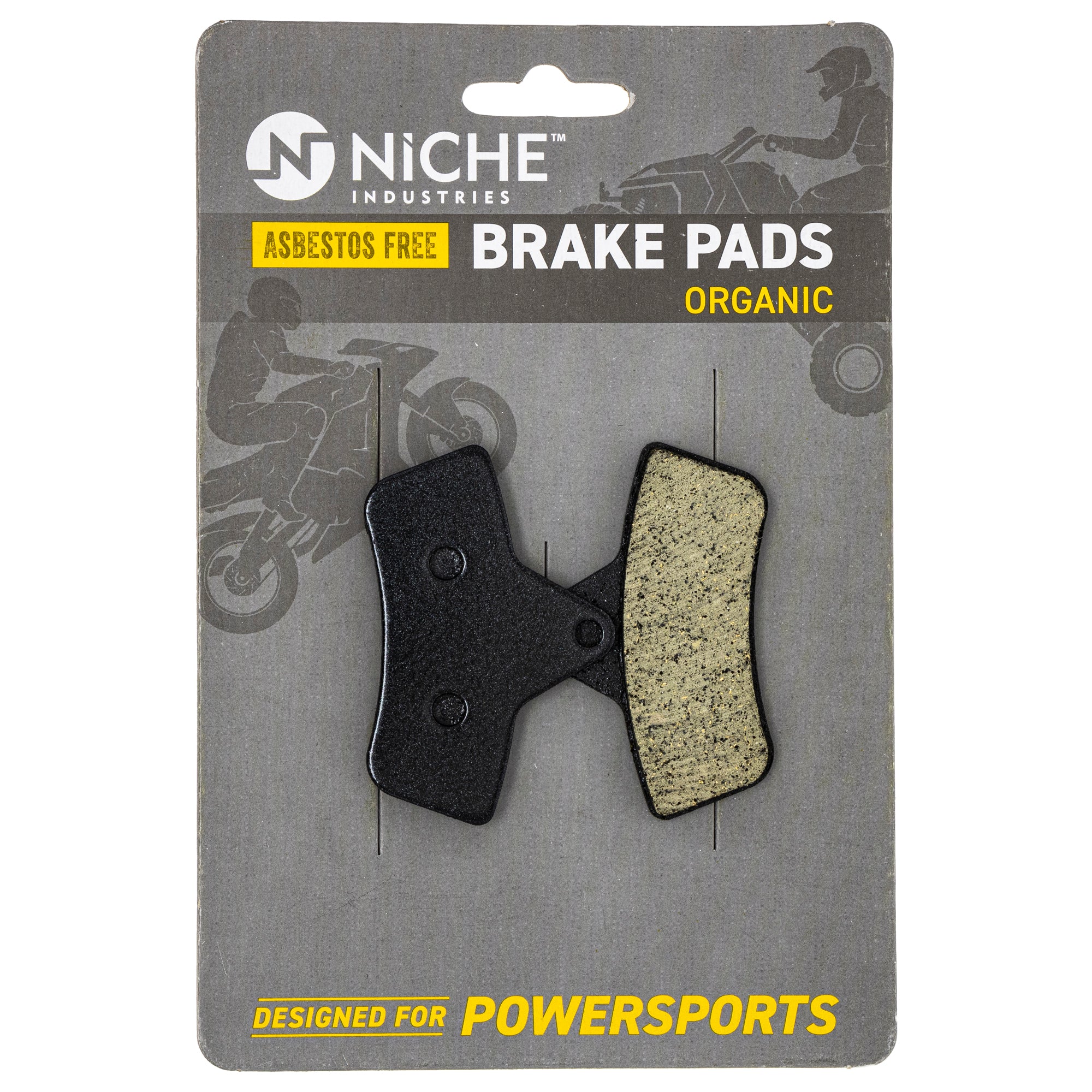 Front Rear Organic Brake Pad Set for Arctic Cat Textron Cat 0402-882 1402-126 0502-019 NICHE 519-KPA2292D