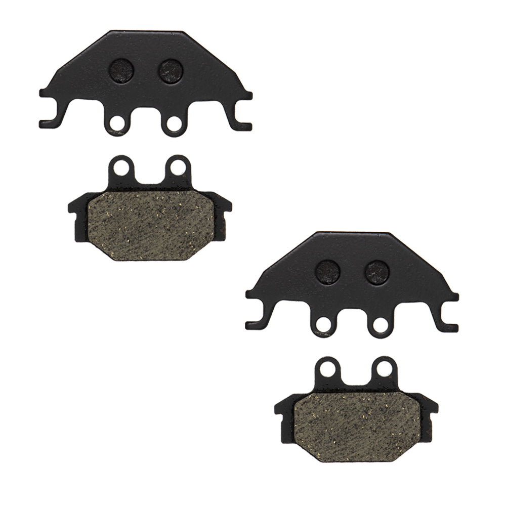 NICHE 519-KPA2204D Front Brake Pads Set 2-Pack for Kawasaki Indian