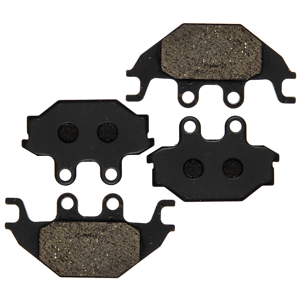 NICHE MK1002435 Brake Pad Kit Front/Rear for Arctic Cat Textron