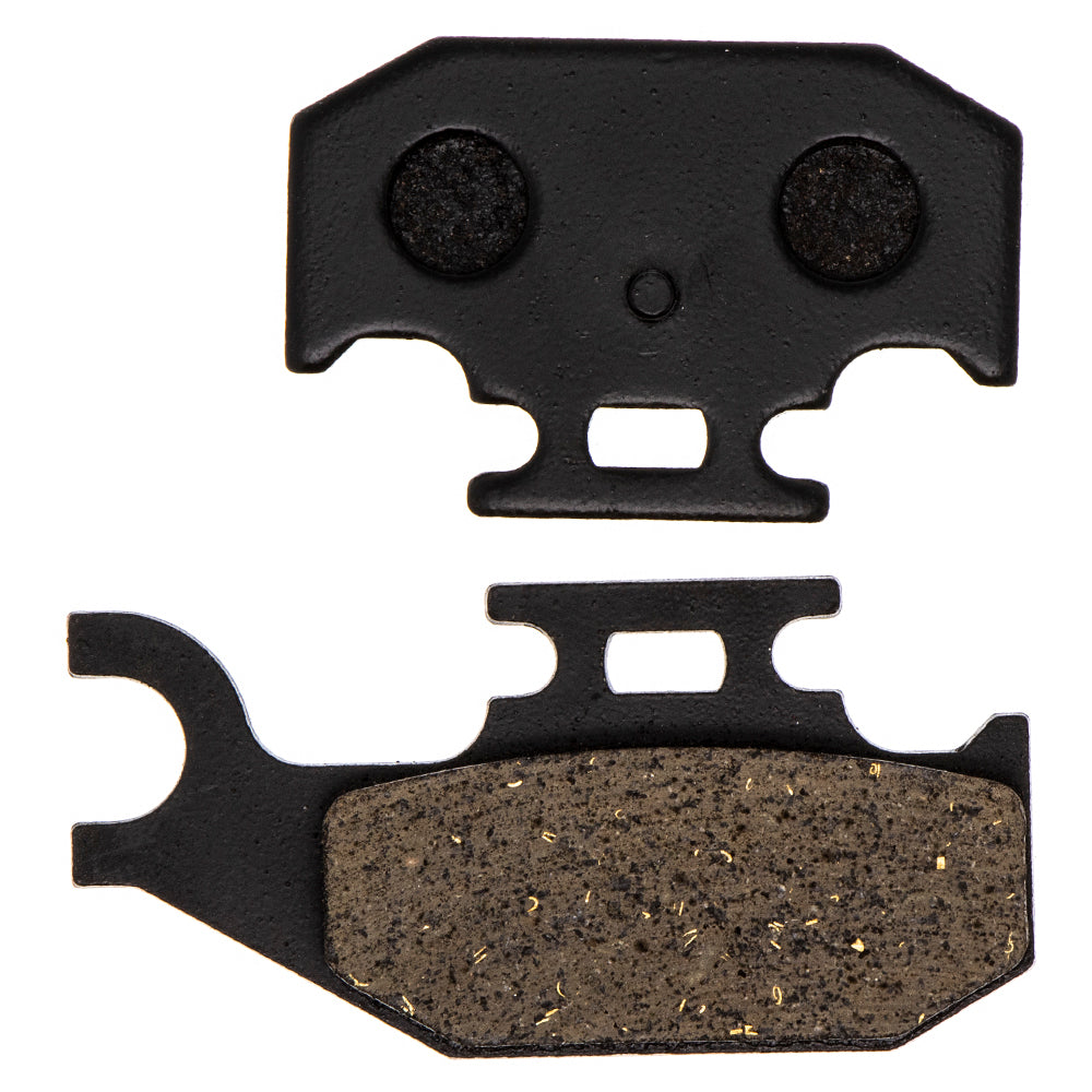 NICHE 519-KPA2200D Rear Organic Brake Pad Set for zOTHER Yamaha Rhino