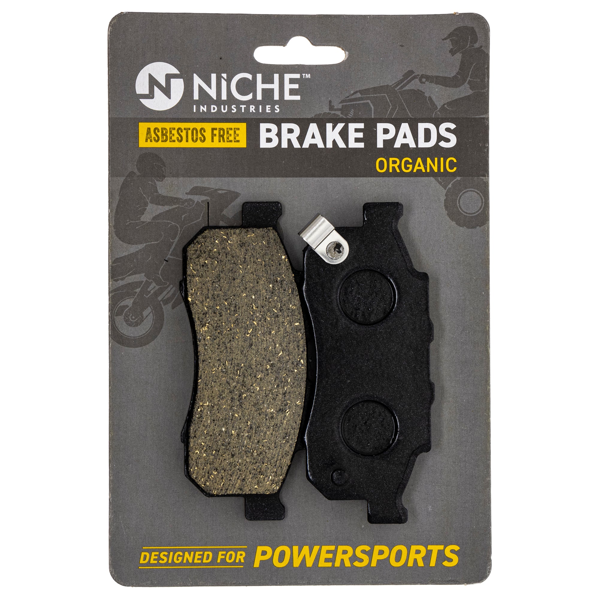 Front Organic Brake Pad Set for Honda Pioneer Big 06452-HL3-A00 06451-HL1-A01 NICHE 519-KPA2216D