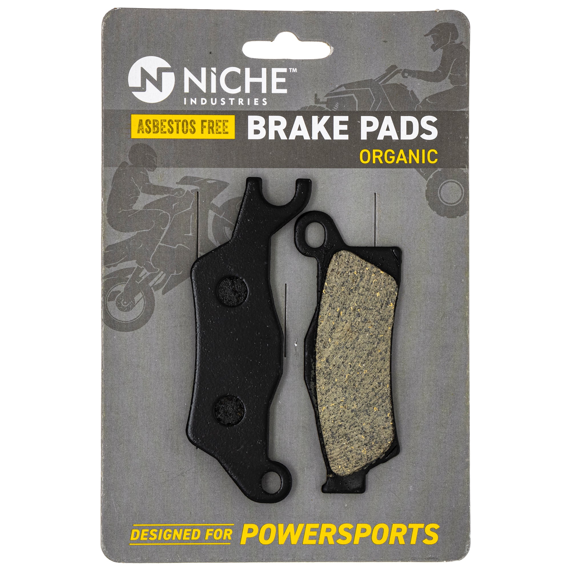 Organic Brake Pads for BRP Can-Am Ski-Doo Sea-Doo Renegade Outlander 705601015 715900248 NICHE 519-KPA2211D