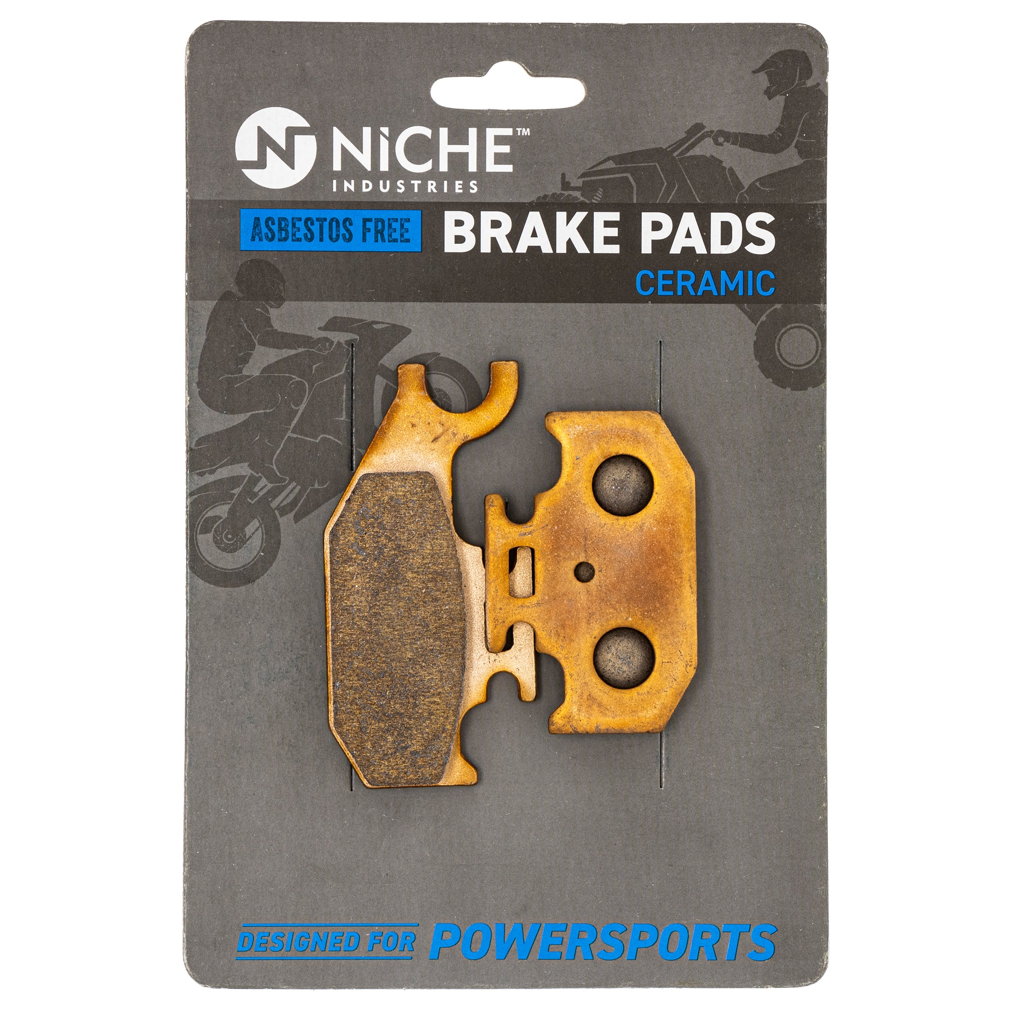 Front Right Rear Ceramic Brake Pad Set for zOTHER Suzuki BRP Can-Am Ski-Doo Sea-Doo NICHE 519-KPA2334D