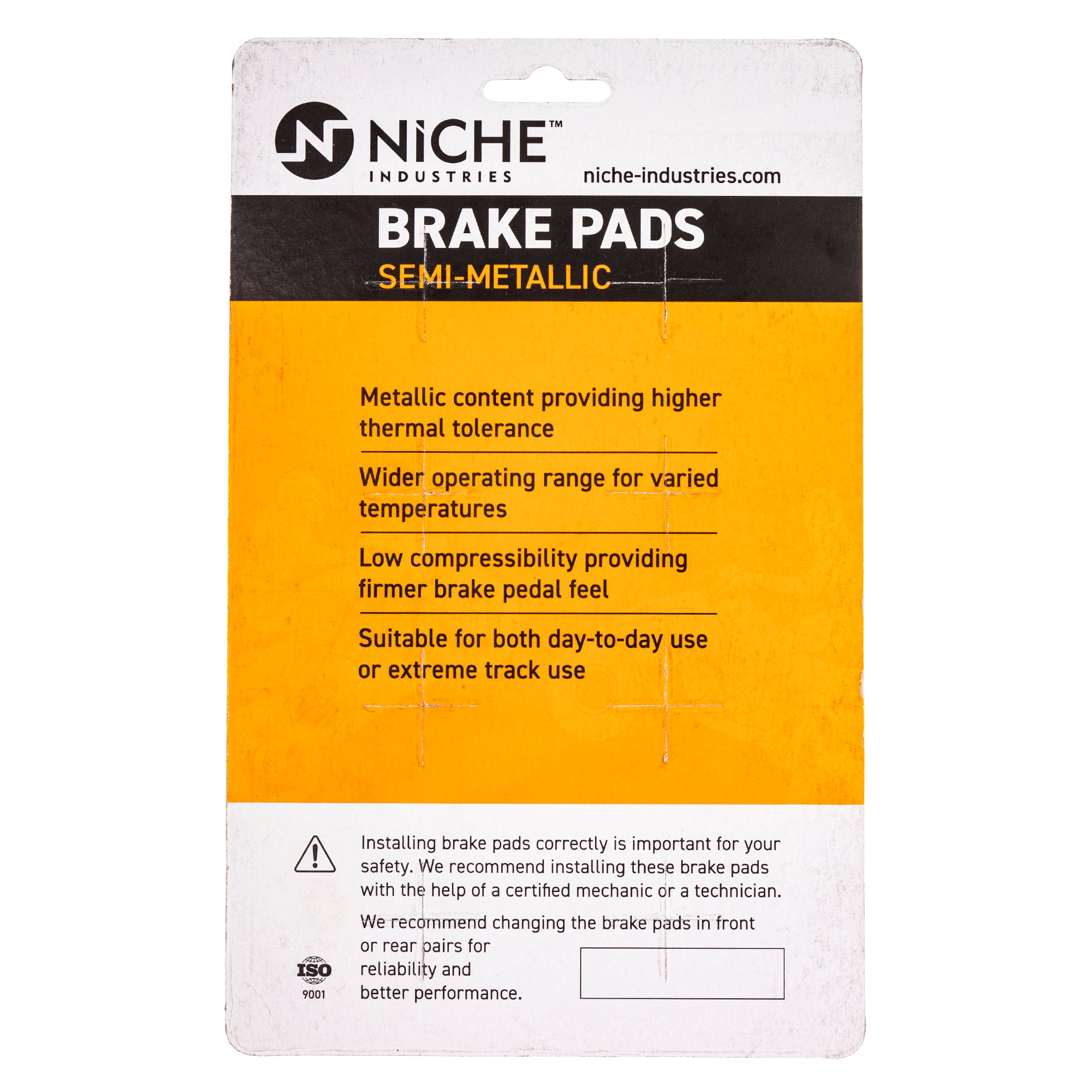 NICHE 519-KPA2336D Brake Pad Set for Arctic Cat Textron Cat 1502-582