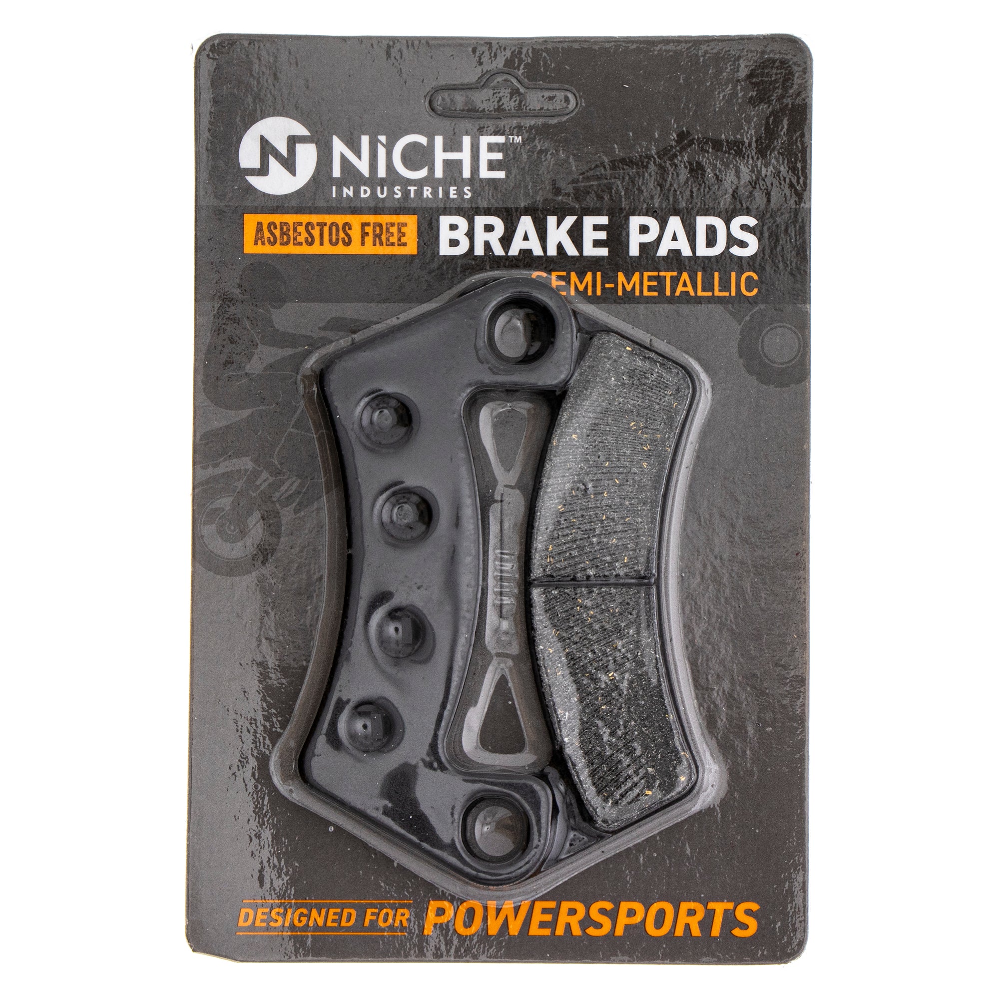 Front L/R Semi-Metallic Brake Pad Set for Arctic Cat Textron Cat 2502-217 NICHE 519-KPA2337D