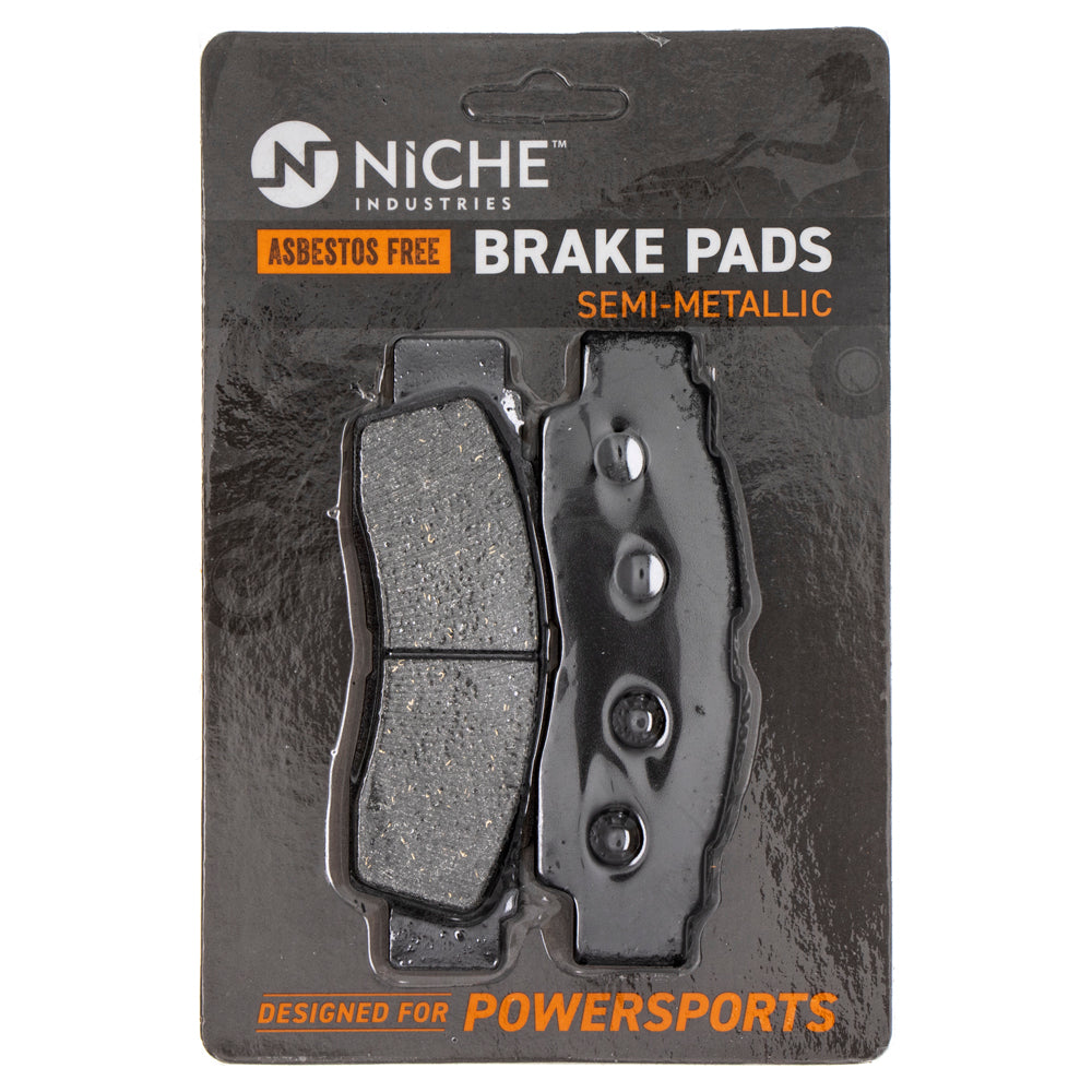 Front Semi-Metallic Brake Pad Set for Yamaha YXZ1000R YXZ1000 Wolverine Teryx NICHE 519-KPA2349D