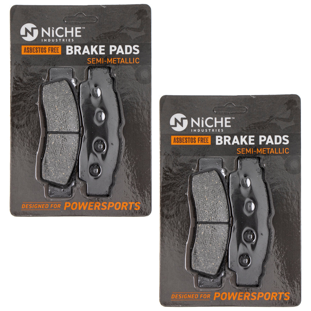 Front Semi-Metallic Brake Pad Set 2-Pack for Yamaha YXZ1000R YXZ1000 Wolverine Teryx NICHE 519-KPA2349D