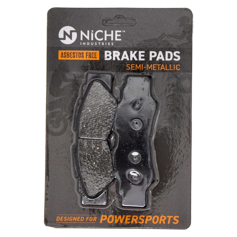 Rear L/R Semi-Metallic Brake Pad Set for Yamaha YXZ1000R YXZ1000 Wolverine 2HC-25806-00-00 NICHE 519-KPA2340D