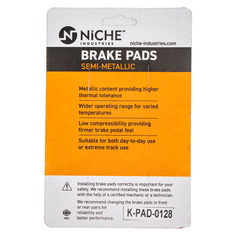 NICHE 519-KPA2340D Brake Pad Set for Yamaha YXZ1000R YXZ1000
