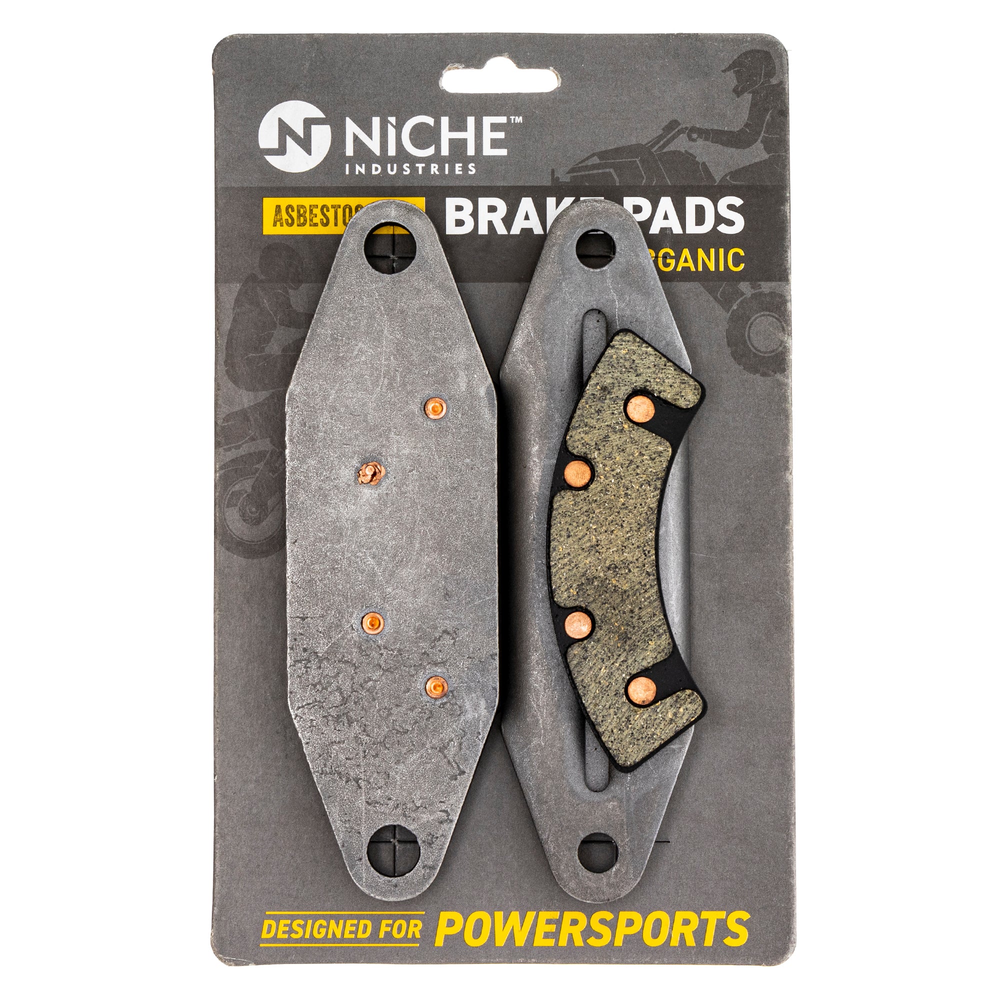 Parking Organic Brake Pad Set for Arctic Cat Textron Cat 1502-582 NICHE 519-KPA2352D