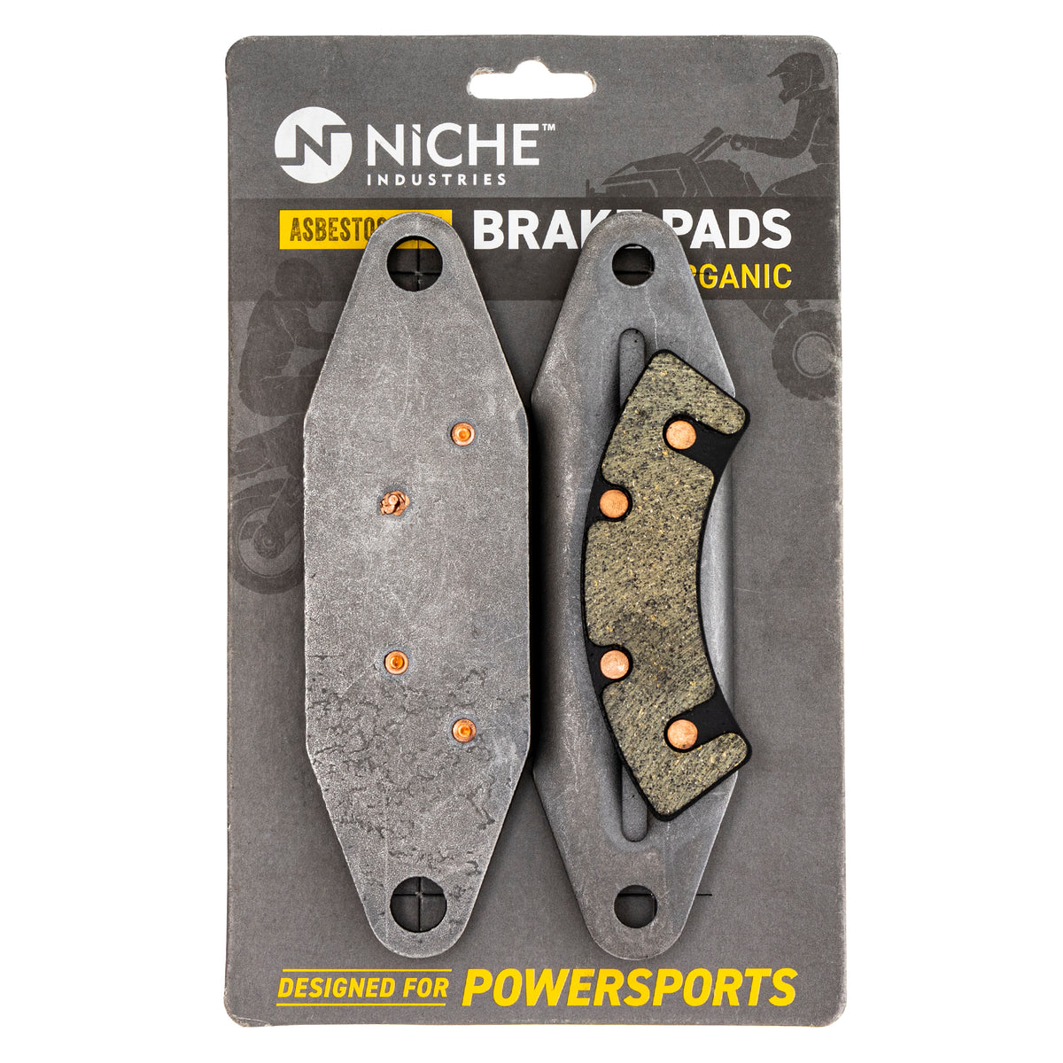 Parking Organic Brake Pad Set for Arctic Cat Textron Cat 1502-582 NICHE 519-KPA2352D