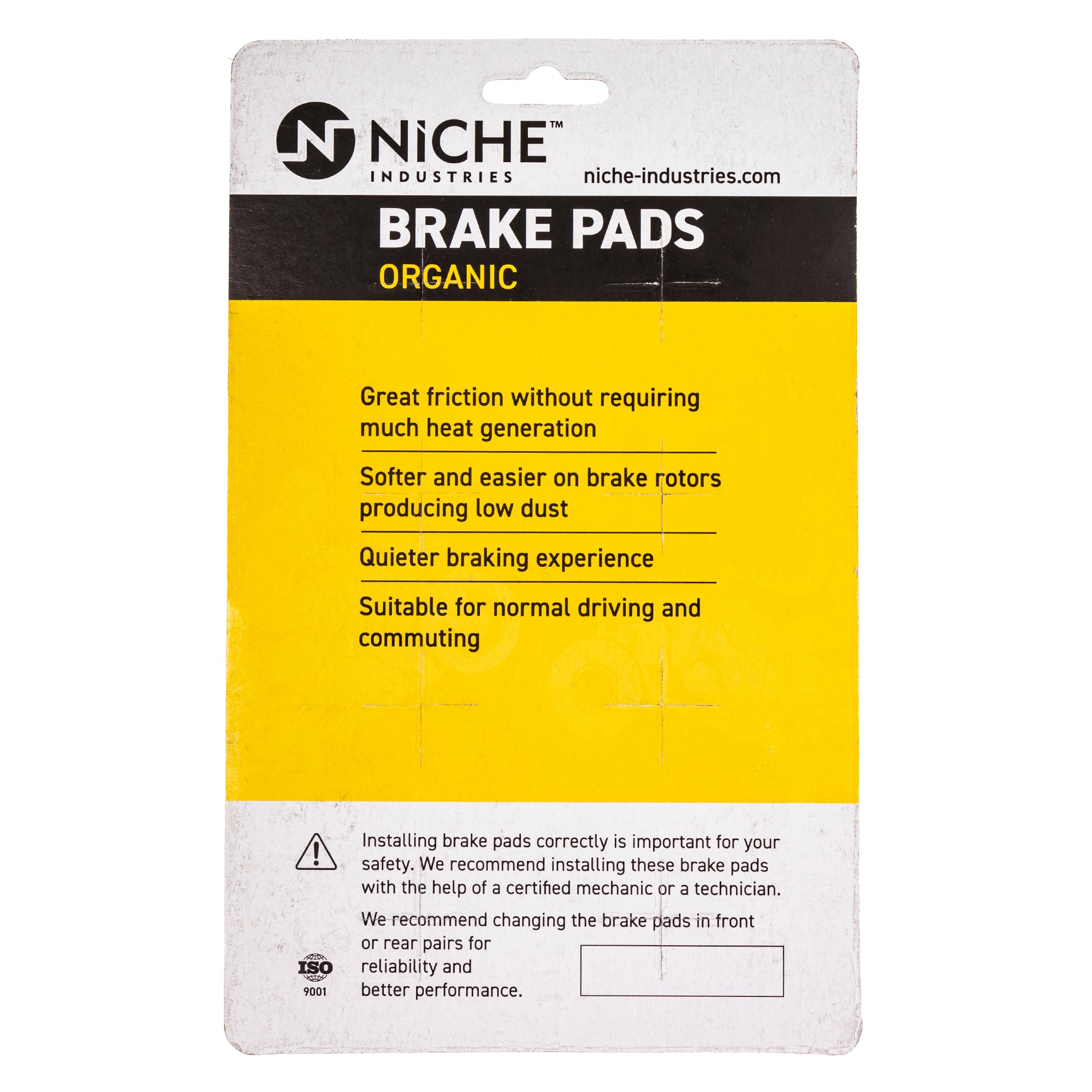 NICHE 519-KPA2352D Brake Pad Set for Arctic Cat Textron Cat 1502-582