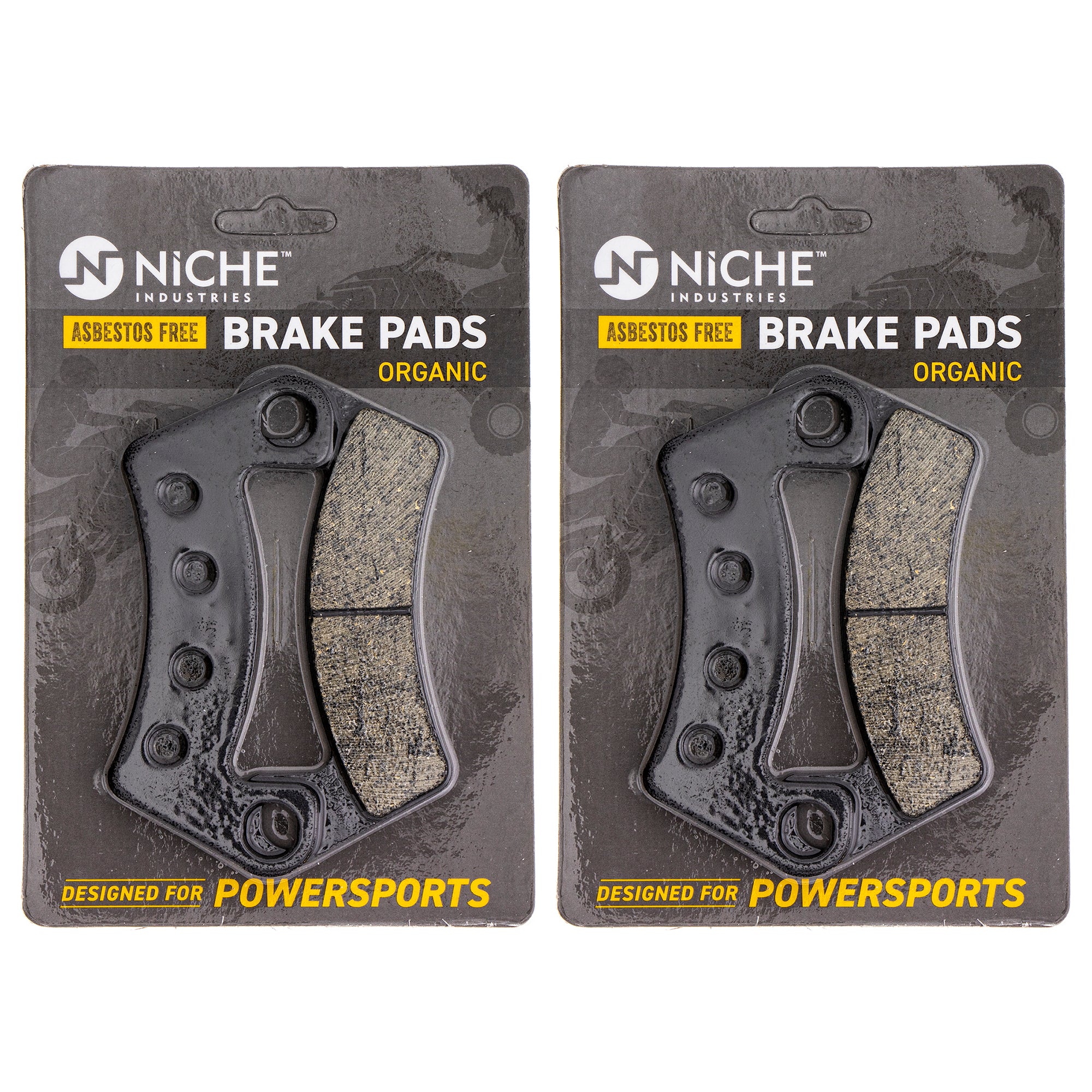 Front Brake Pad Set 2-Pack for Arctic Cat Textron Cat 2502-217 NICHE 519-KPA2353D