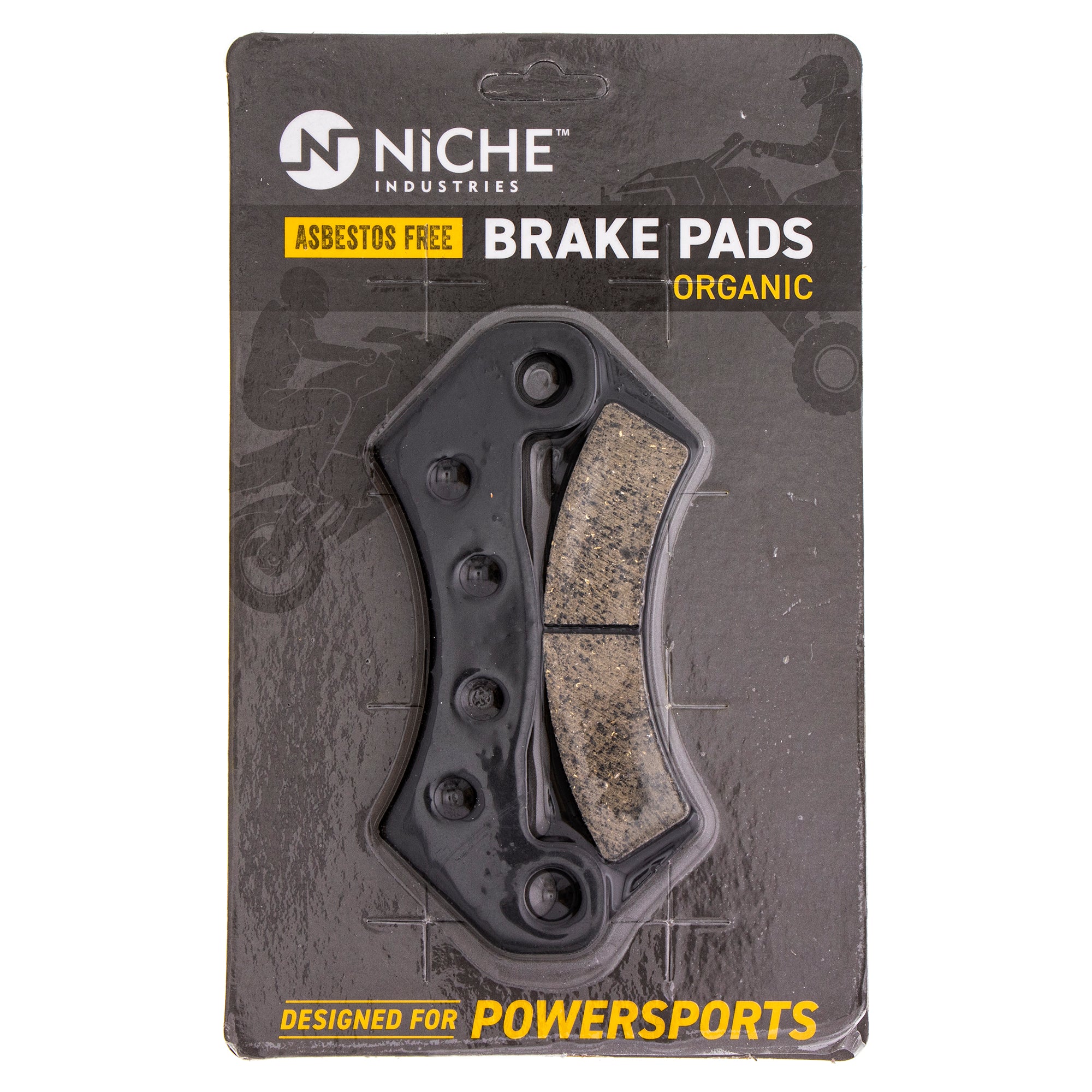 Front Left Right Organic Brake Pad Set for Arctic Cat Textron Cat 2502-034 2402-105 NICHE 519-KPA2354D