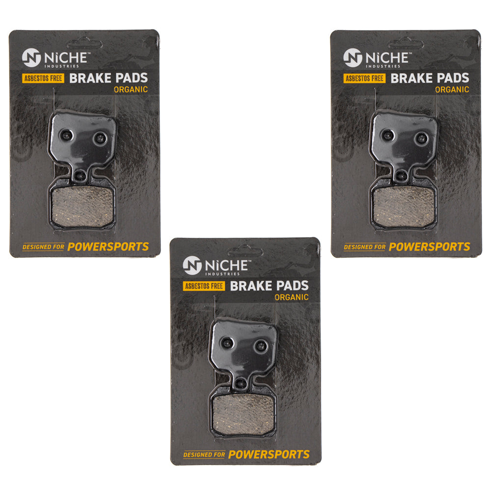 Brake Pad Set Front & Rear 3-Pack for zOTHER KTM Kawasaki Honda Ducati BRP Can-Am Ski-Doo NICHE 519-KPA2359D