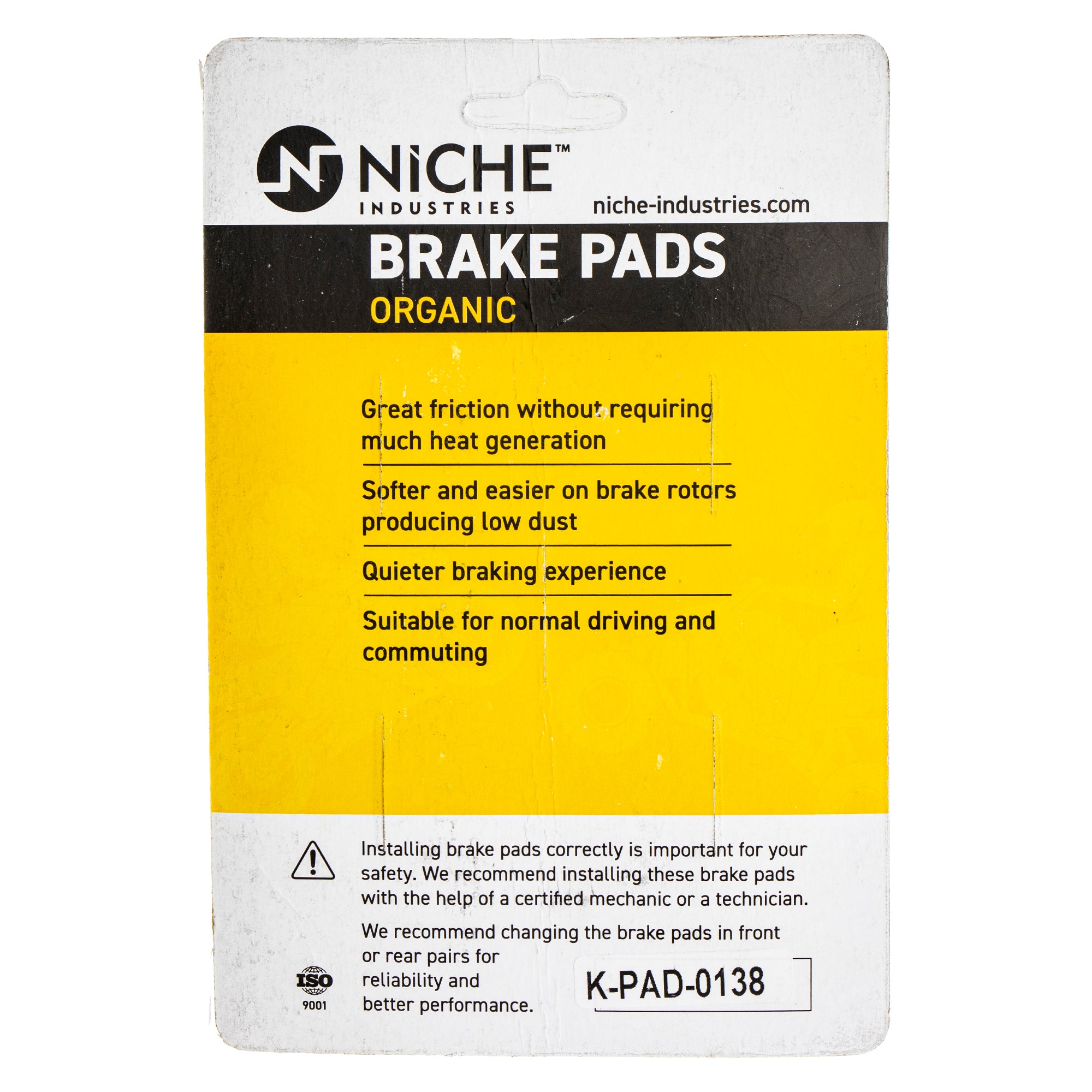 NICHE 519-KPA2350D Brake Pad Set for Honda Talon Pioneer