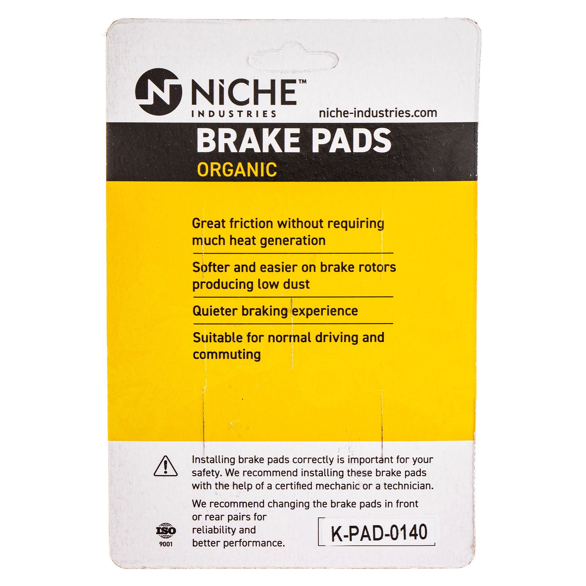 NICHE 519-KPA2362D Brake Pad Set for Honda Talon Pioneer
