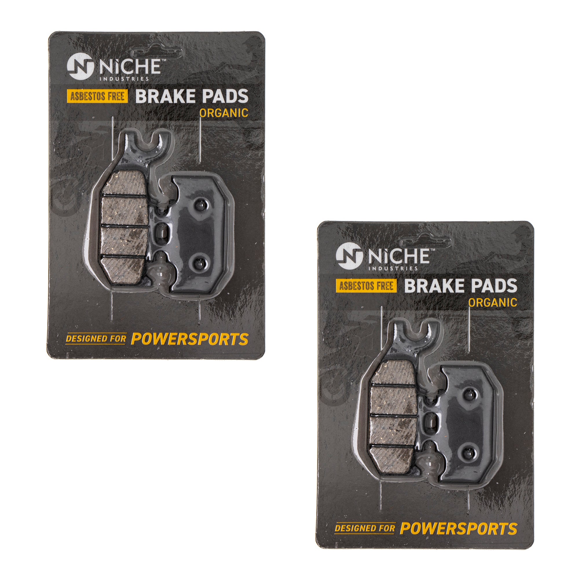 Rear Left Right Organic Brake Pad Set 2-Pack for Polaris Ranger ACE 1912971 NICHE 519-KPA2364D