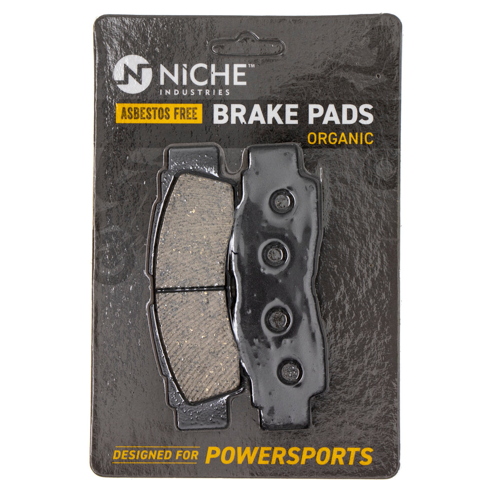 Front Organic Brake Pad Set for Yamaha YXZ1000R YXZ1000 Wolverine Teryx 2HC-25805-00-00 NICHE 519-KPA2365D