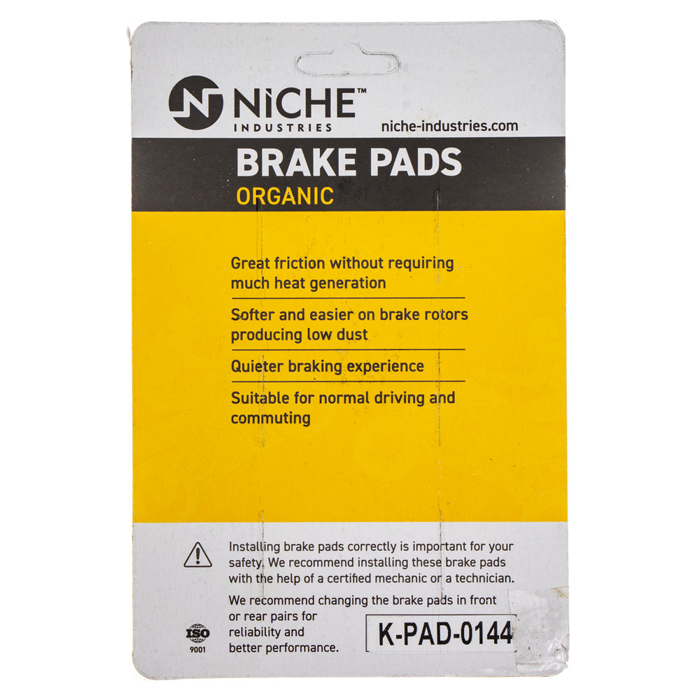 NICHE 519-KPA2366D Brake Pad Set for Yamaha YXZ1000R YXZ1000