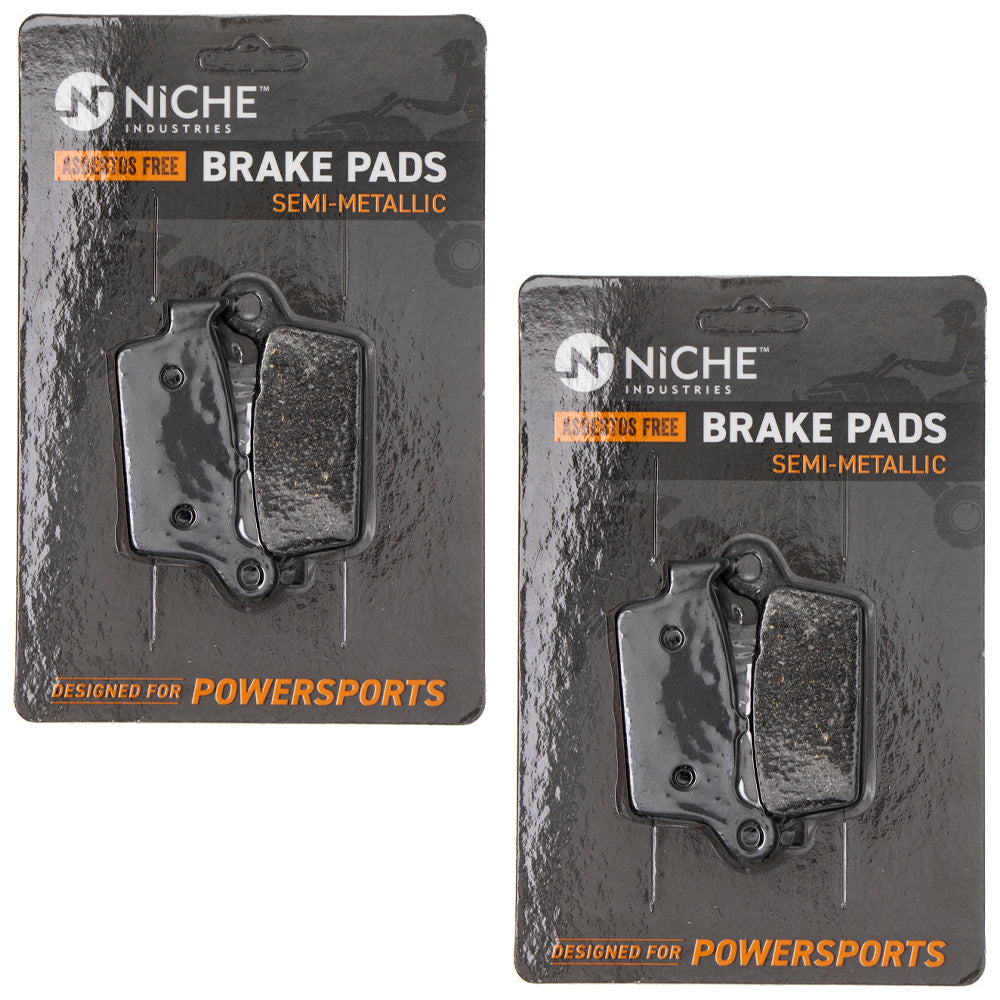 Rear Brake Pads Kit Semi-Metallic 2-Pack for zOTHER Yamaha Suzuki Kawasaki Honda YZF NICHE 519-KPA2369D