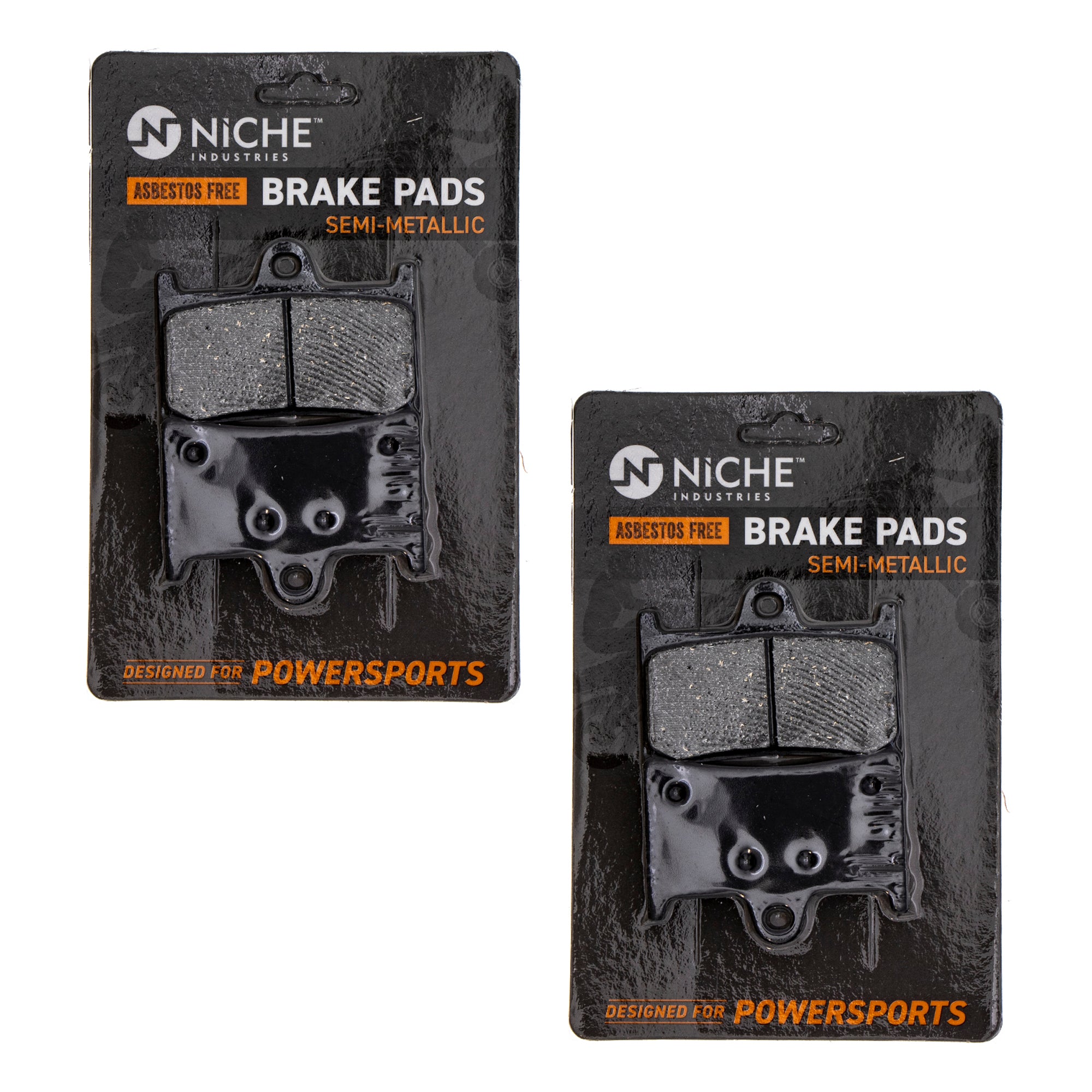 Front Semi-Metallic Brake Pad Set 4-Pack for zOTHER Yamaha YZF XSR900 XSR700 Vmax NICHE 519-KPA2376D