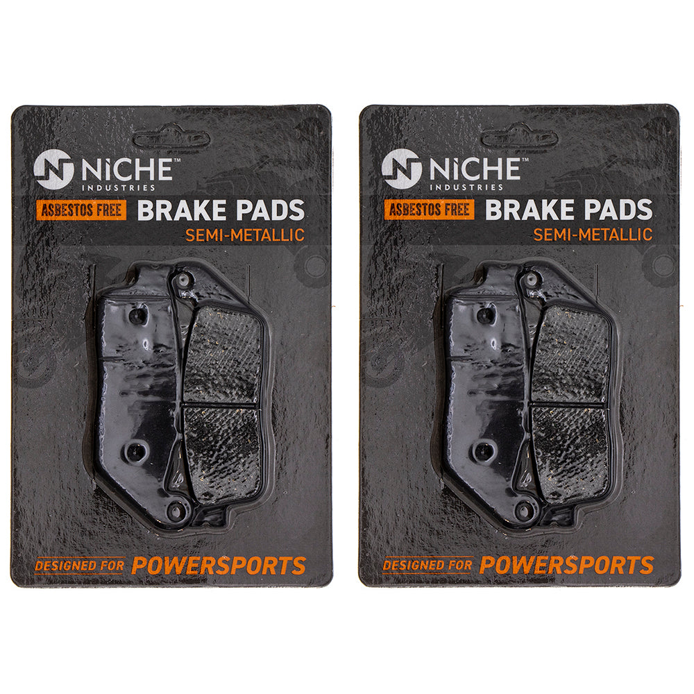 Rear Brake Pads Kit Semi-Metallic 2-Pack for zOTHER Yamaha Suzuki Kawasaki Honda YZF NICHE 519-KPA2370D